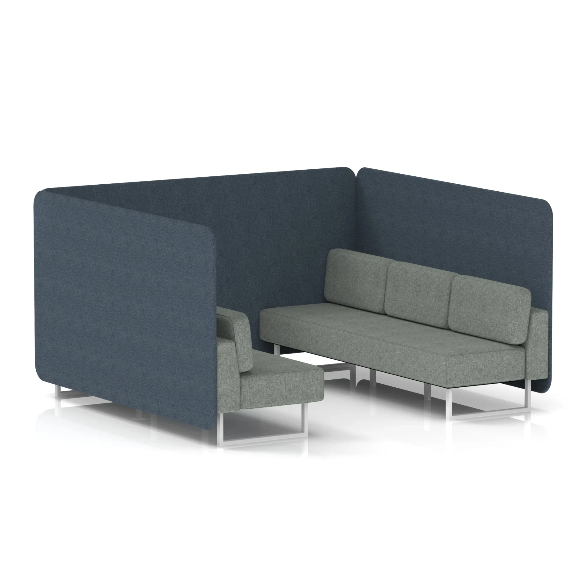 Brixworth Acoustic Office Privacy Bench Booth