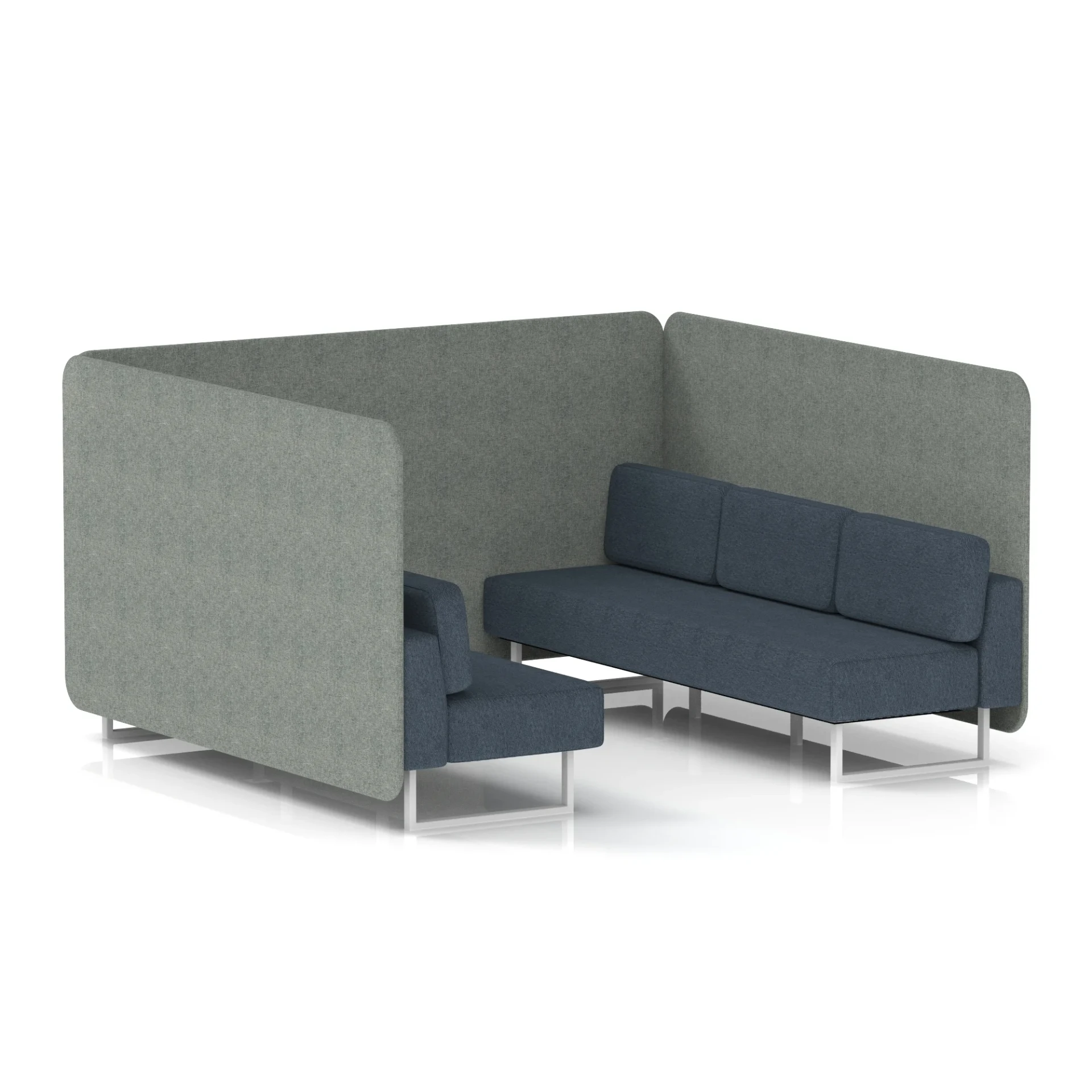 Brixworth Acoustic Office Privacy Bench Booth