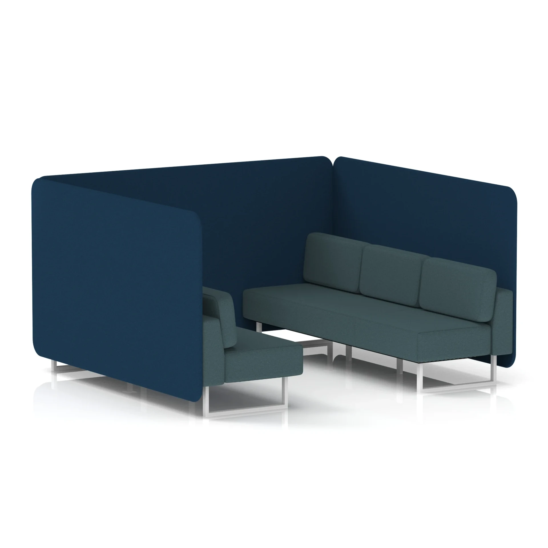 Brixworth Acoustic Office Privacy Bench Booth