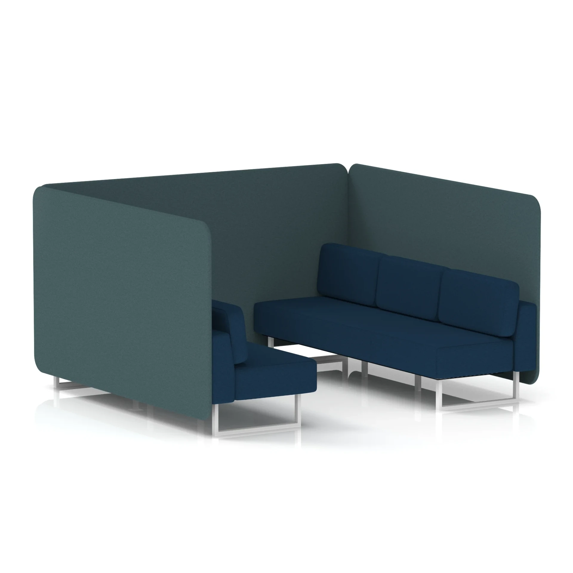 Brixworth Acoustic Office Privacy Bench Booth