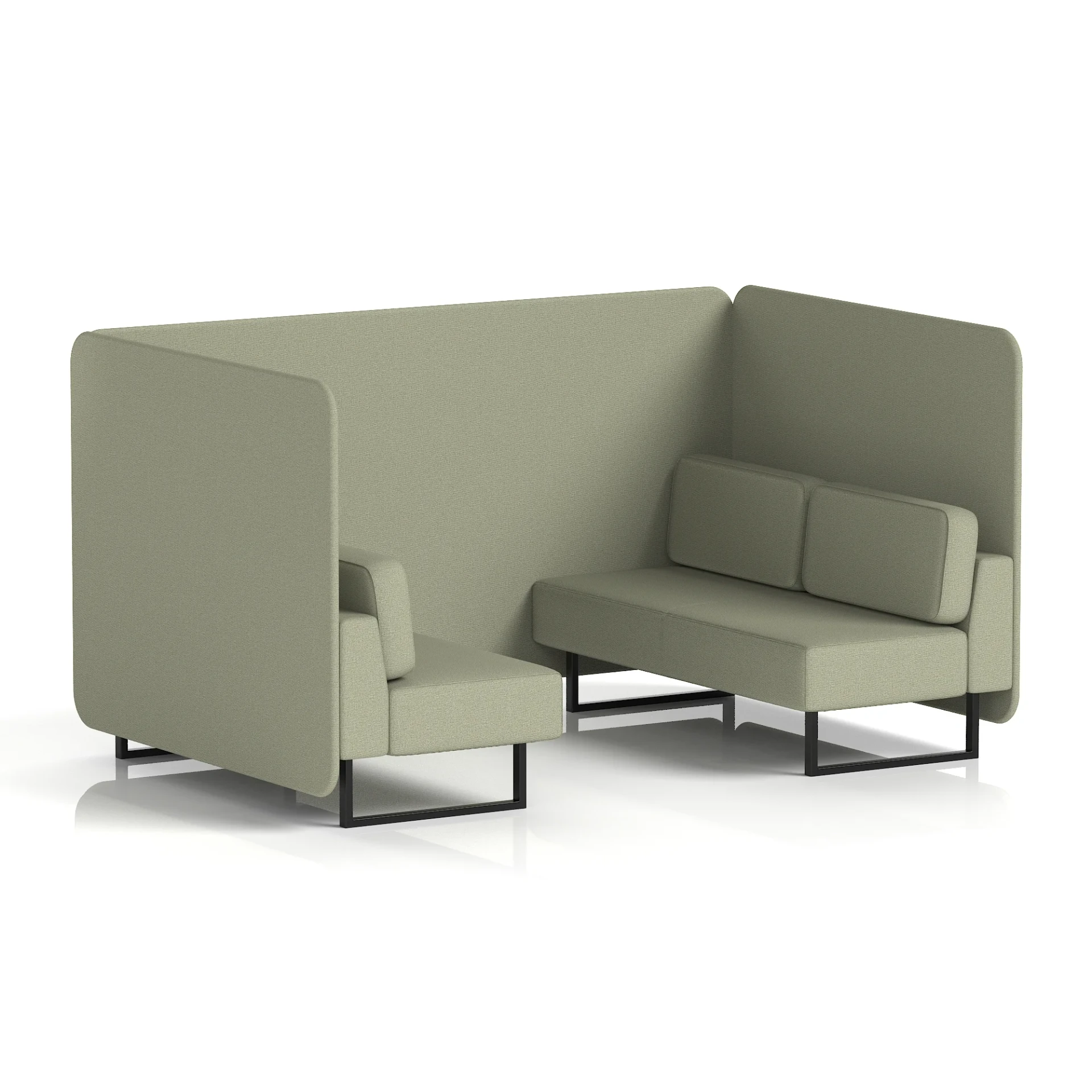Brixworth Acoustic Office Privacy Bench Booth