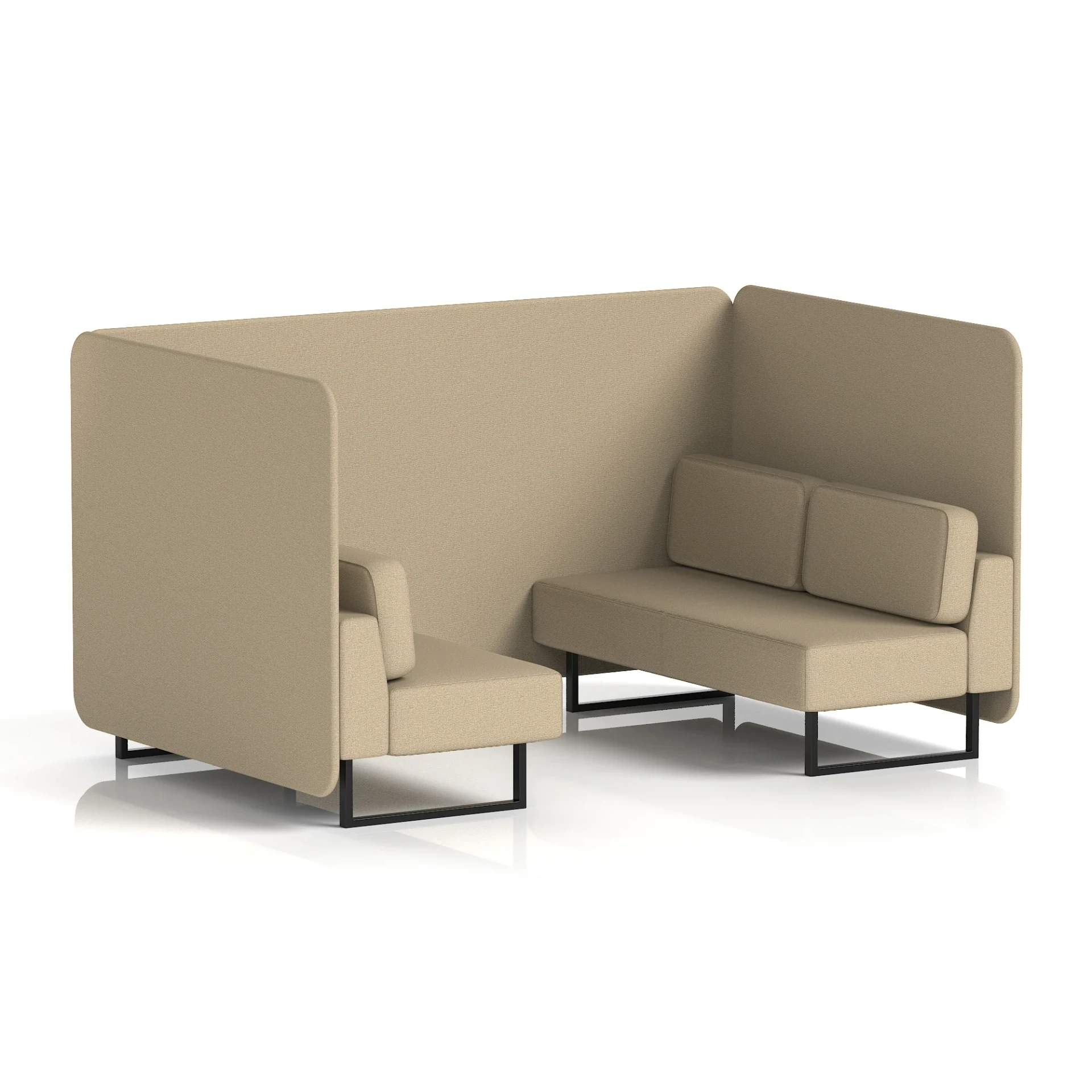 Brixworth Acoustic Office Privacy Bench Booth