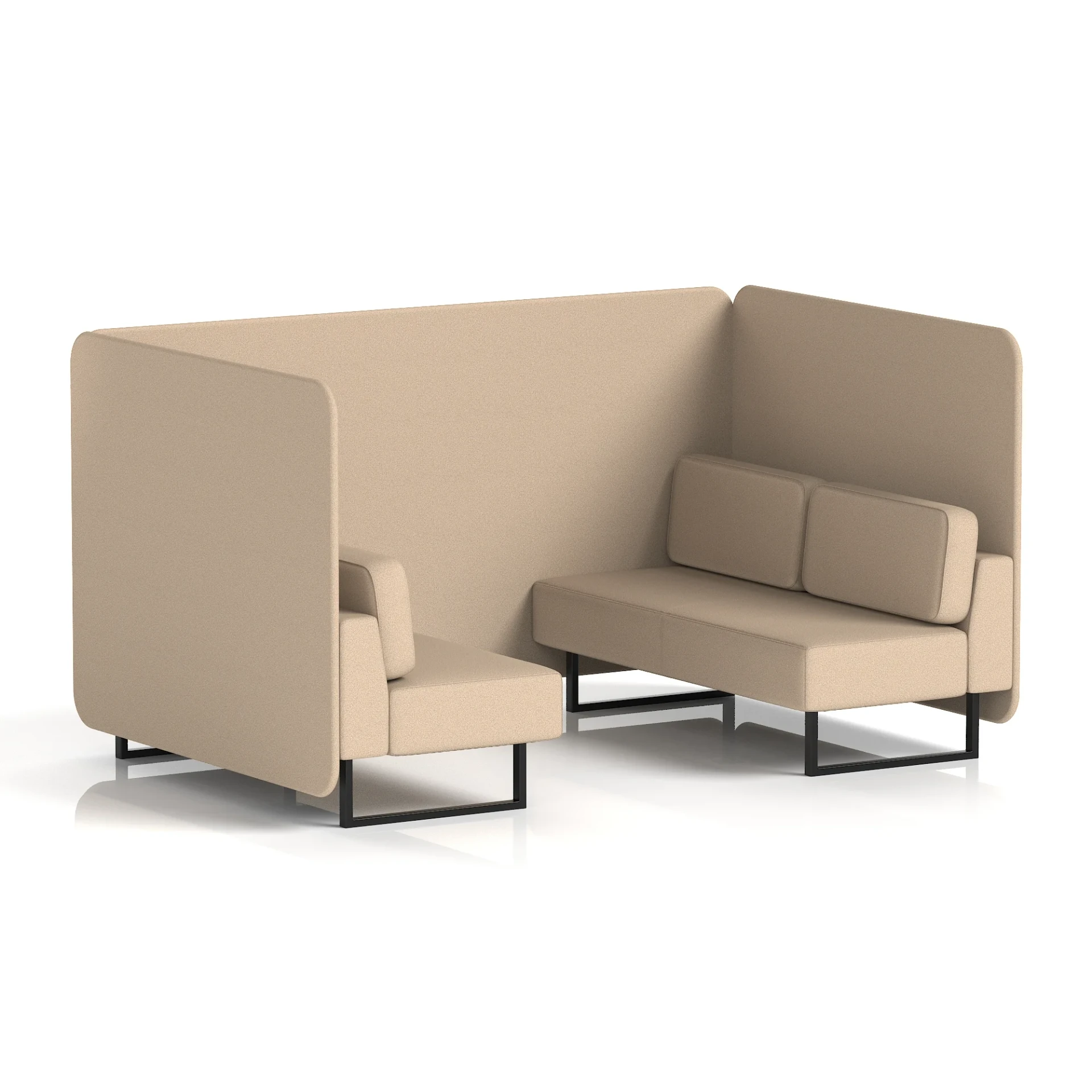Brixworth Acoustic Office Privacy Bench Booth
