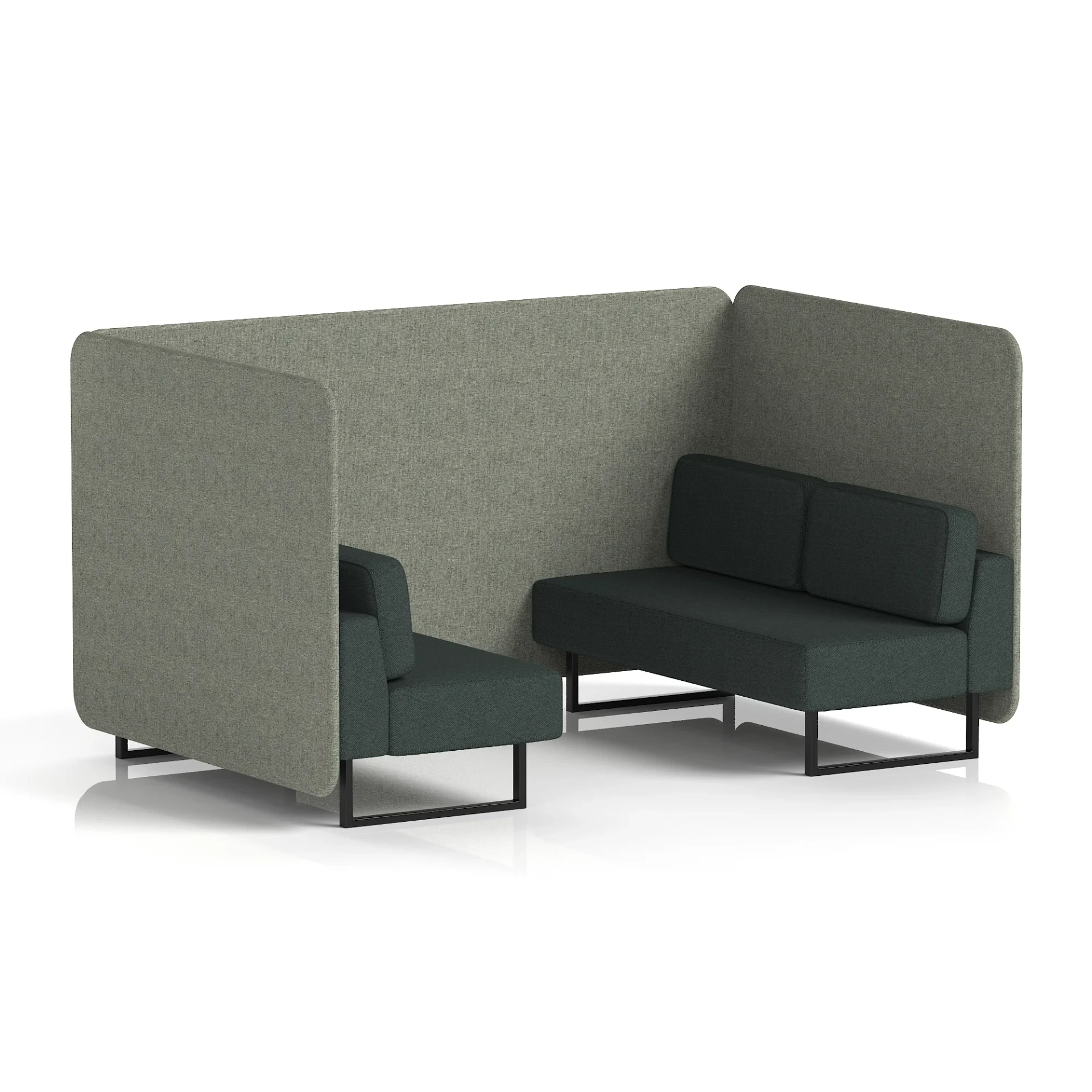 Brixworth Acoustic Office Privacy Bench Booth