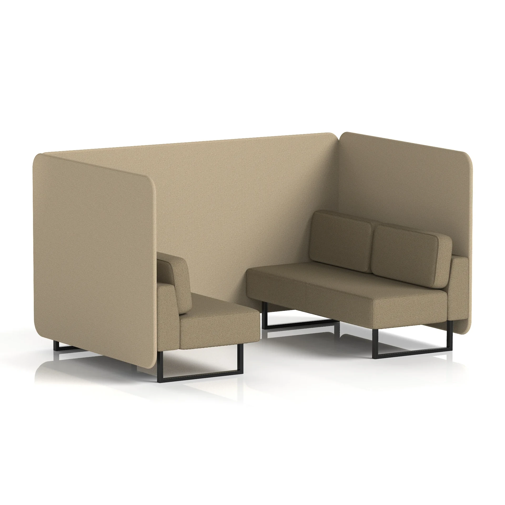 Brixworth Acoustic Office Privacy Bench Booth