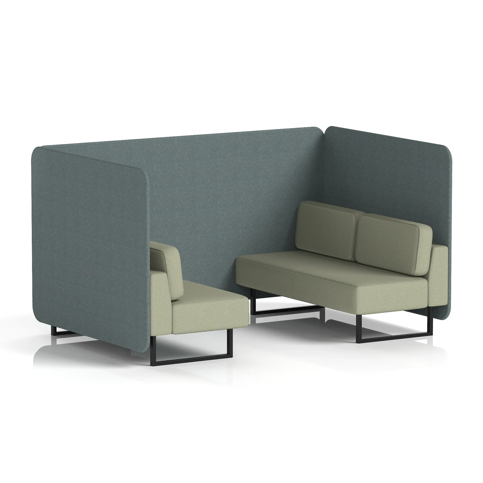 Brixworth Acoustic Office Privacy Bench Booth