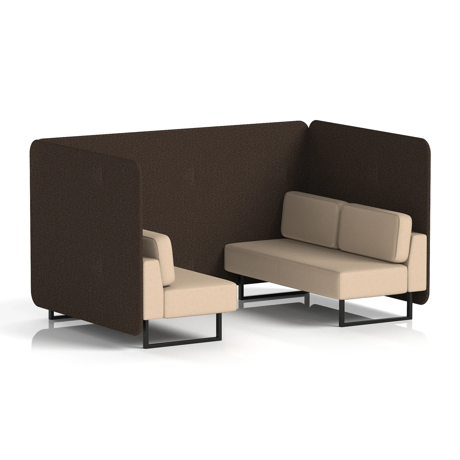 Brixworth Acoustic Office Privacy Bench Booth