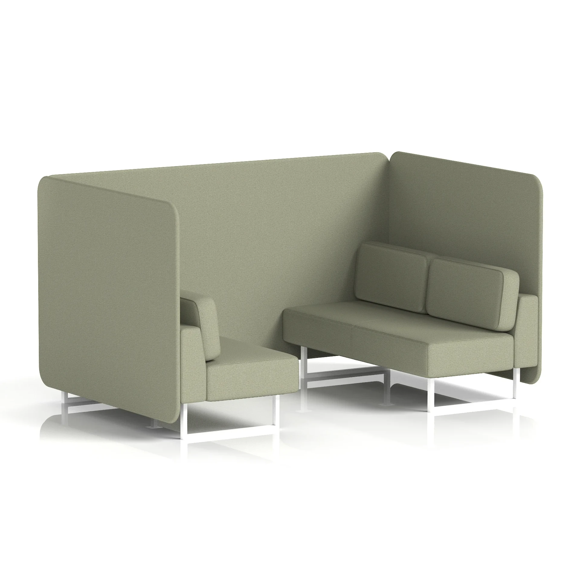 Brixworth Acoustic Office Privacy Bench Booth