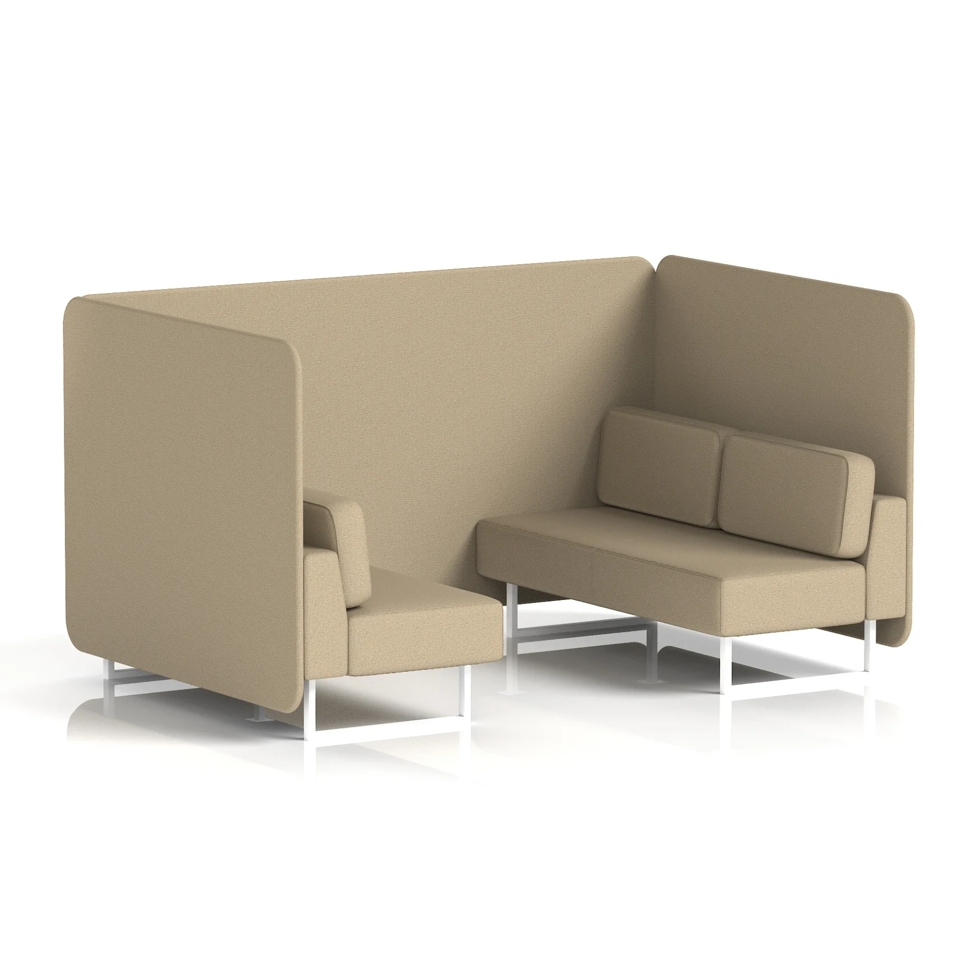Brixworth Acoustic Office Privacy Bench Booth