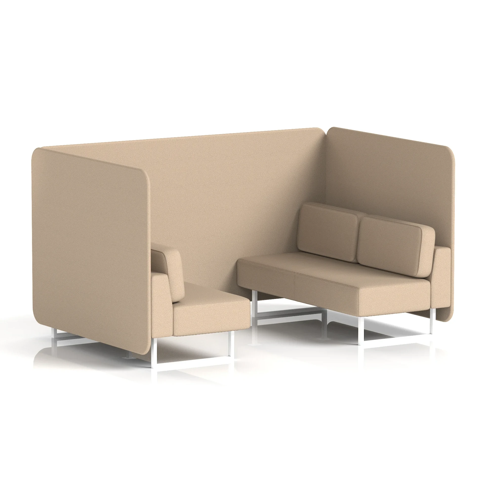 Brixworth Acoustic Office Privacy Bench Booth