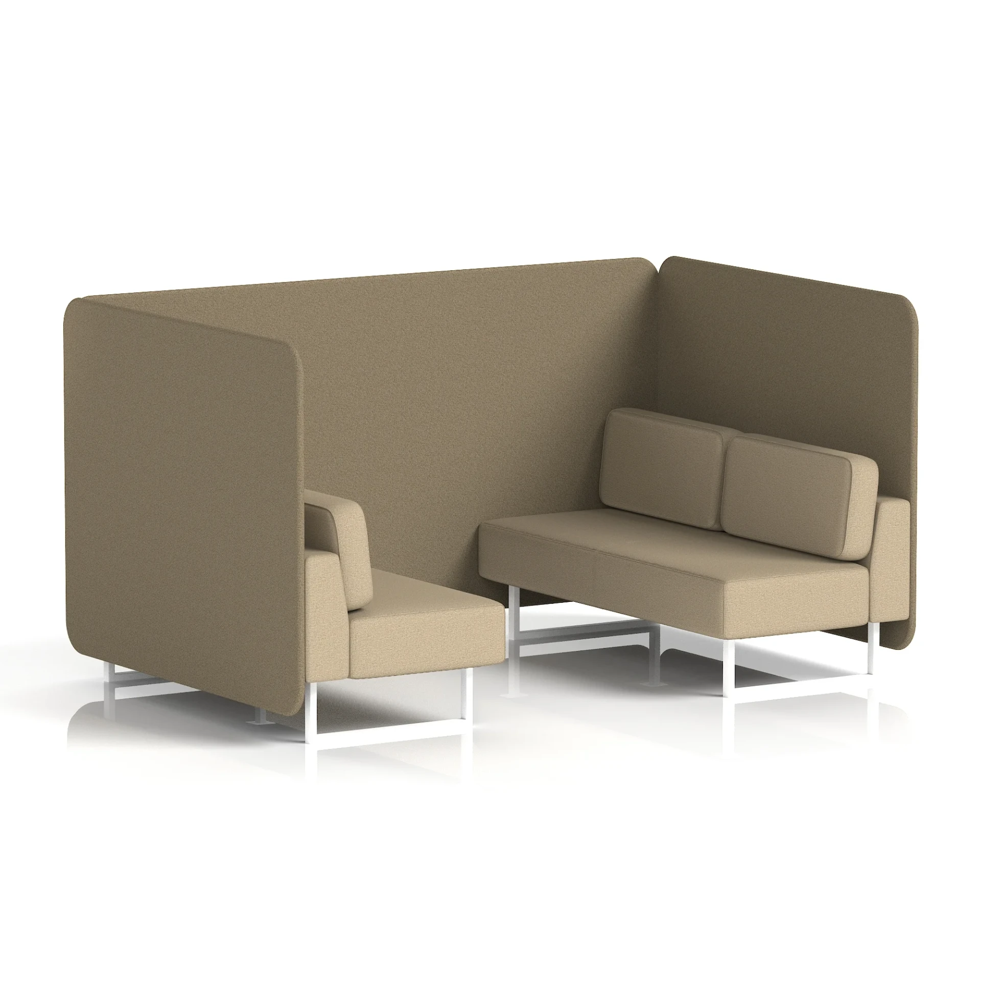 Brixworth Acoustic Office Privacy Bench Booth