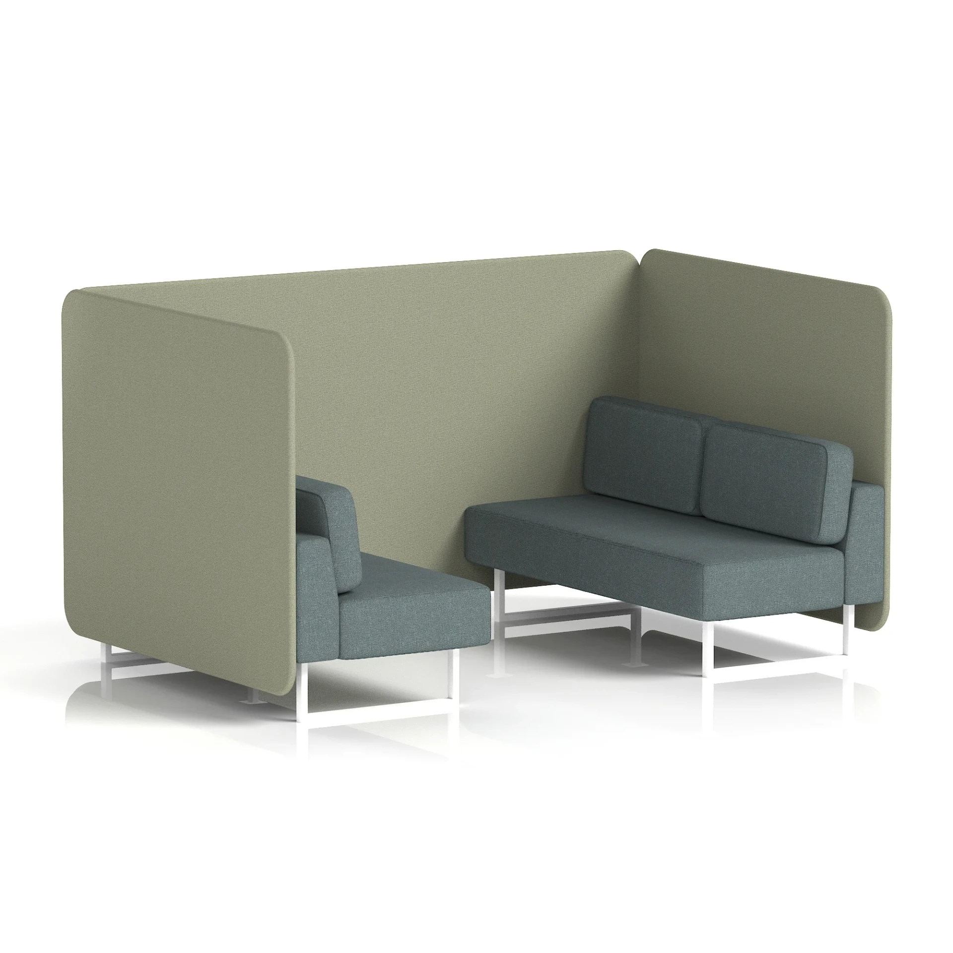 Brixworth Acoustic Office Privacy Bench Booth