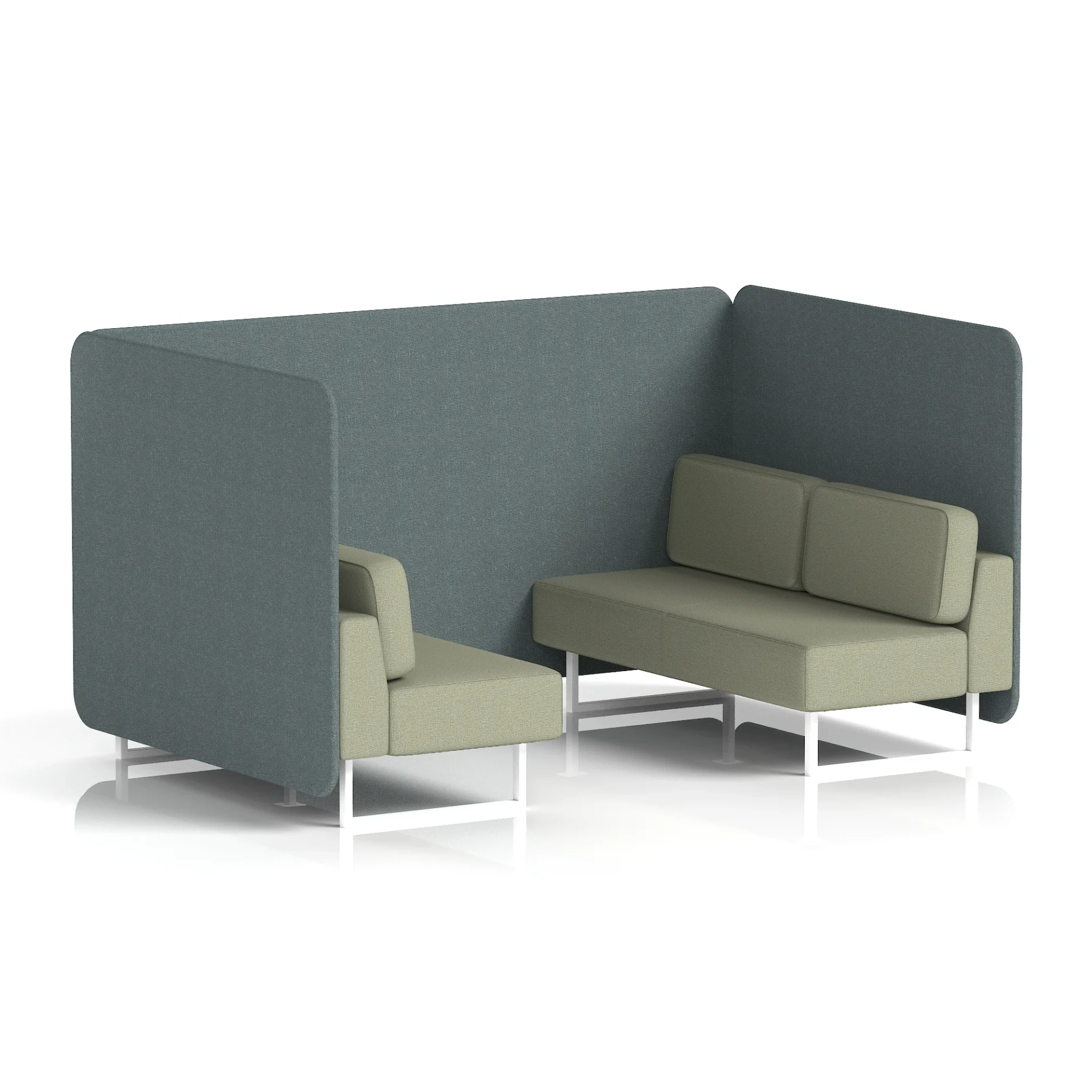 Brixworth Acoustic Office Privacy Bench Booth