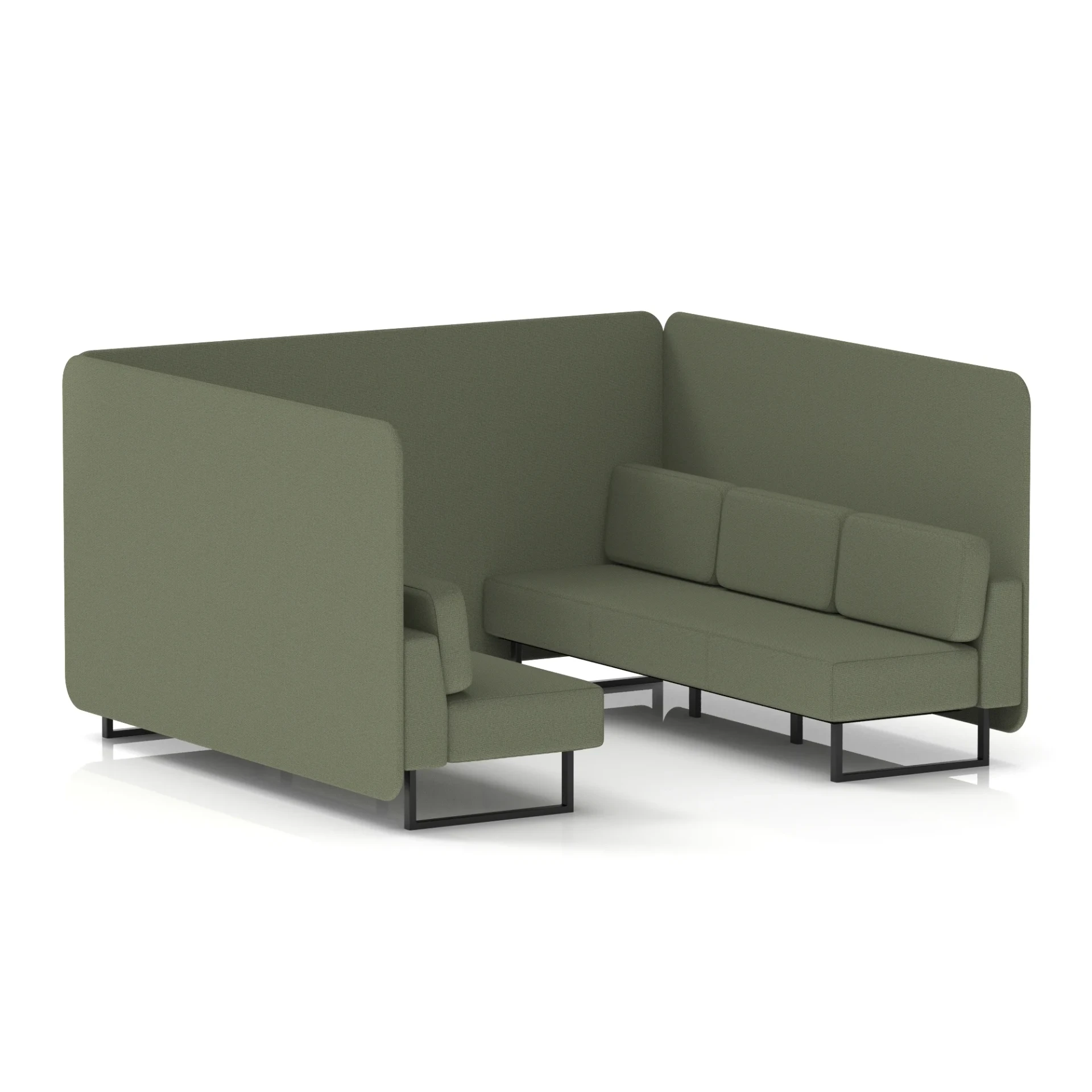 Brixworth Acoustic Office Privacy Bench Booth