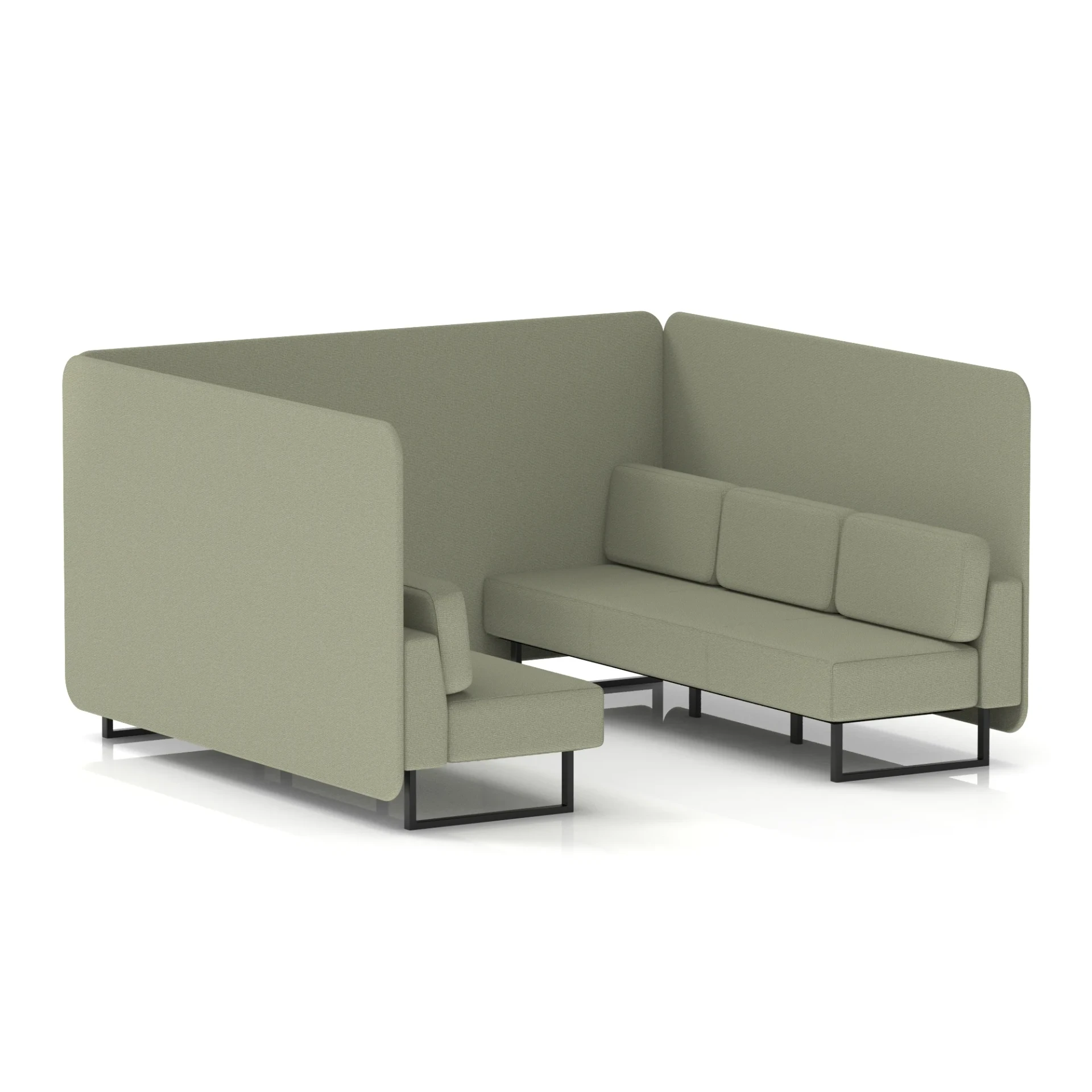 Brixworth Acoustic Office Privacy Bench Booth