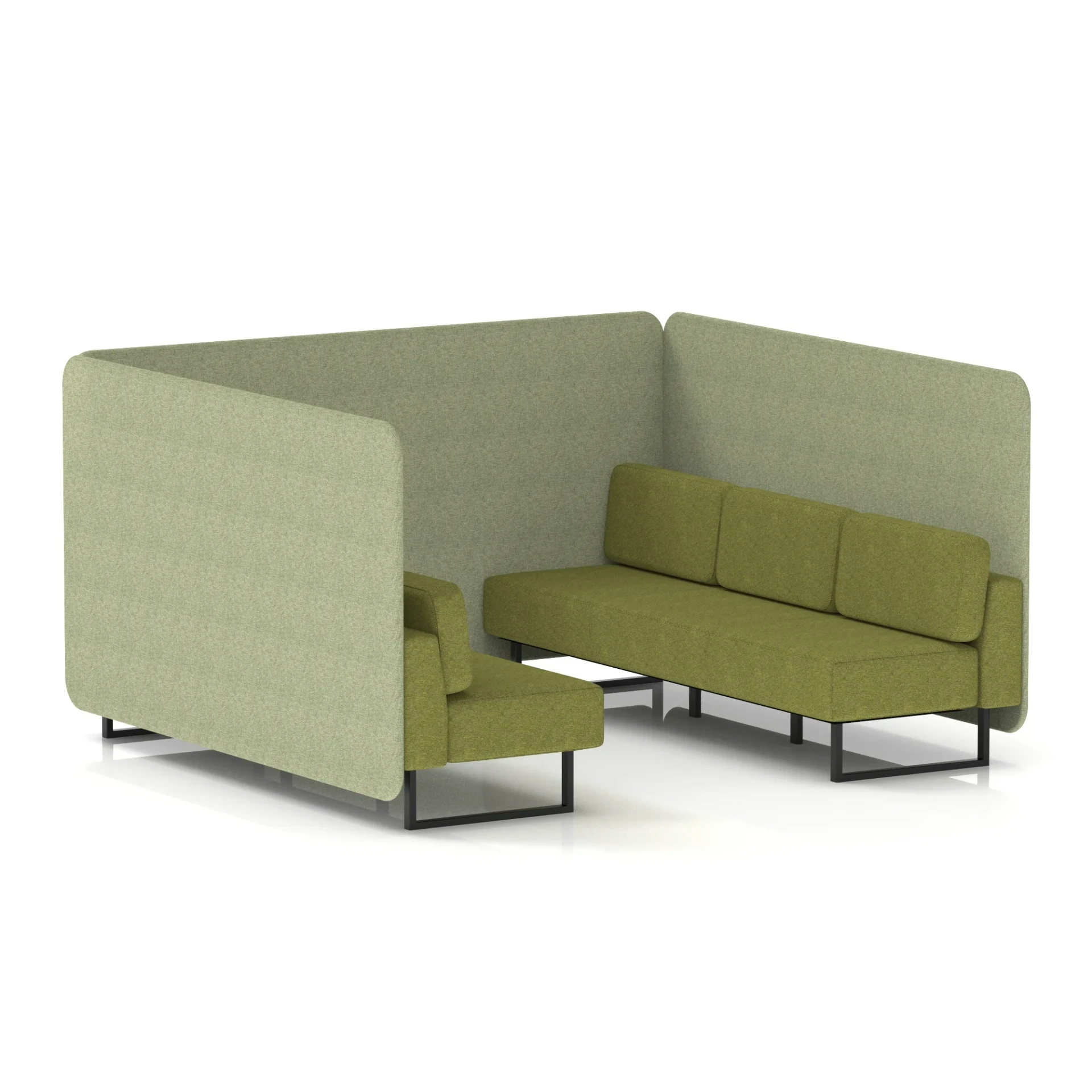 Brixworth Acoustic Office Privacy Bench Booth