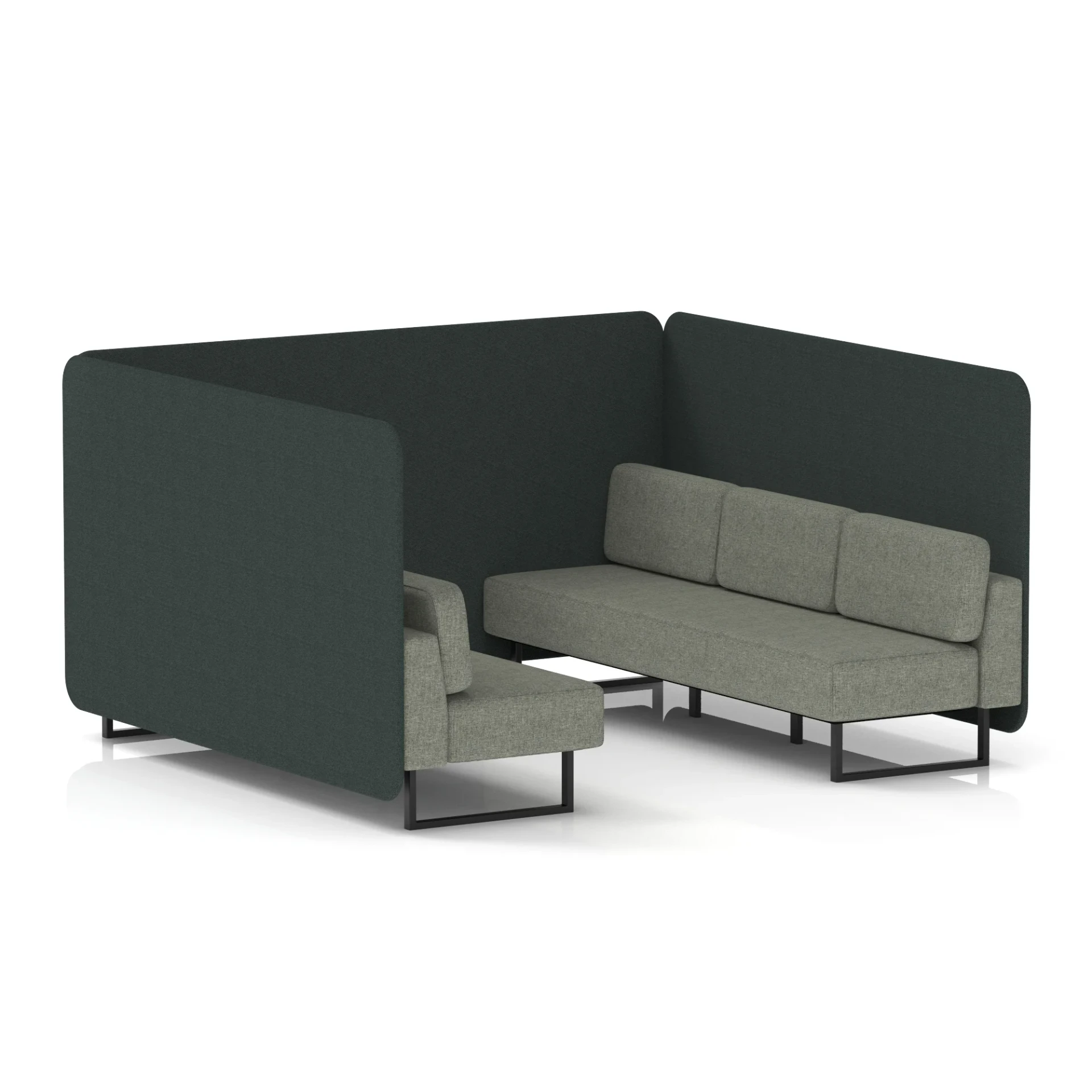 Brixworth Acoustic Office Privacy Bench Booth