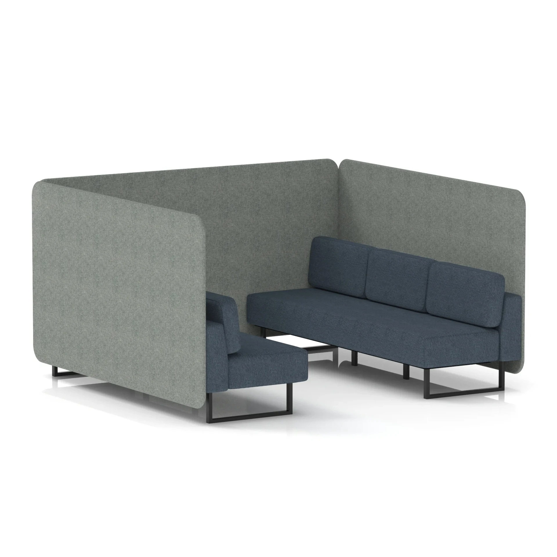 Brixworth Acoustic Office Privacy Bench Booth
