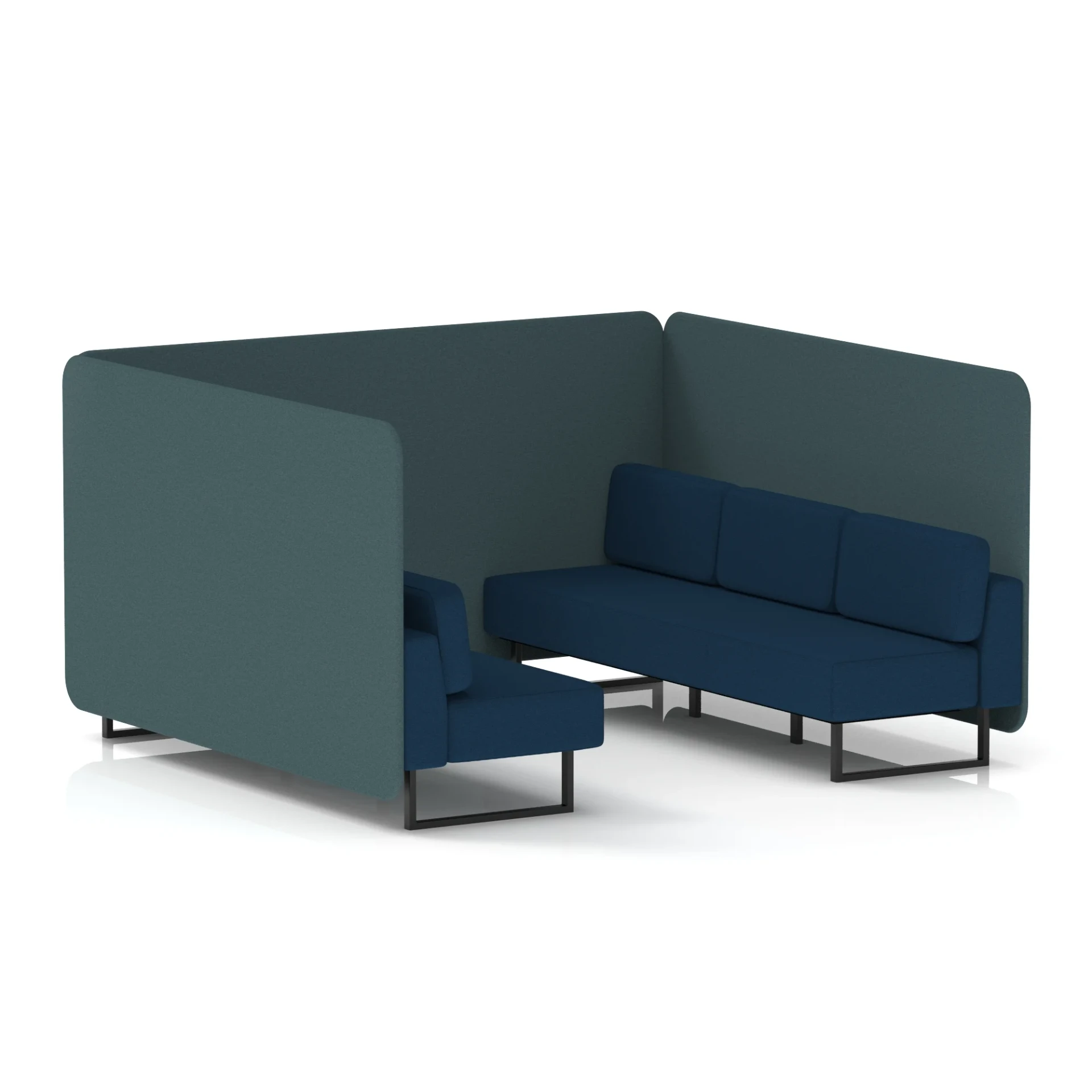 Brixworth Acoustic Office Privacy Bench Booth
