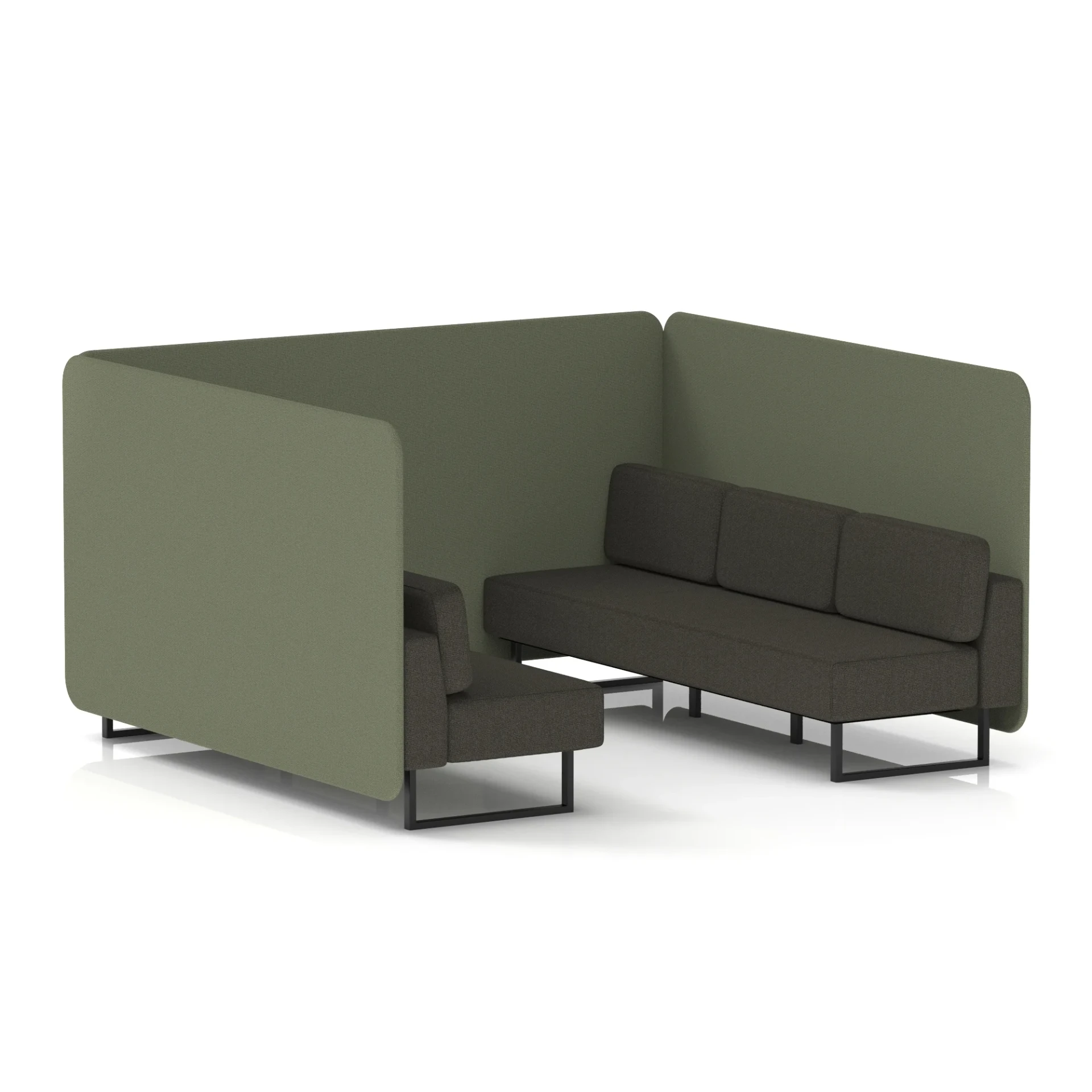 Brixworth Acoustic Office Privacy Bench Booth
