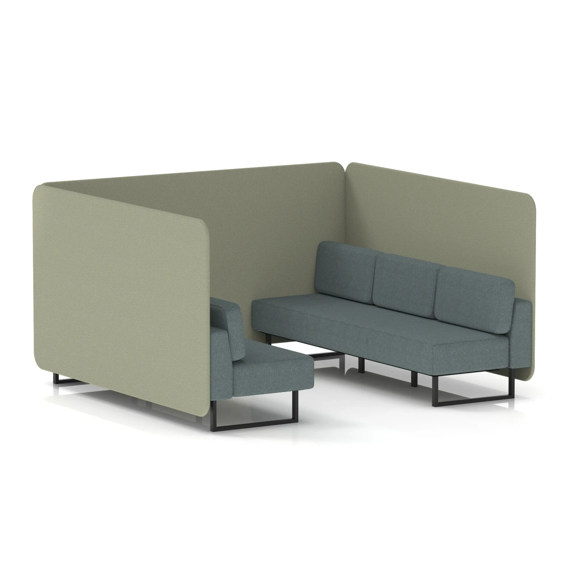 Brixworth Acoustic Office Privacy Bench Booth
