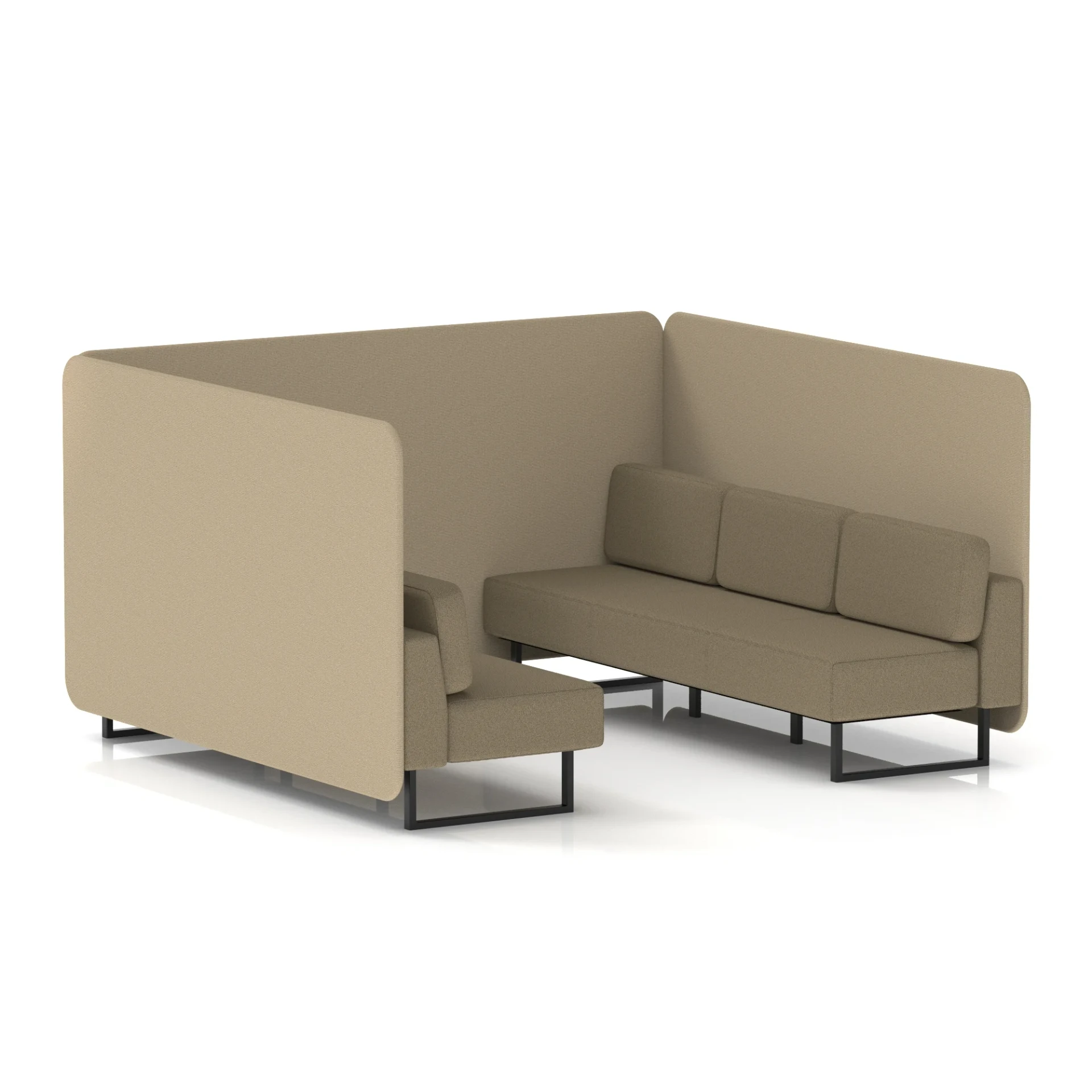 Brixworth Acoustic Office Privacy Bench Booth