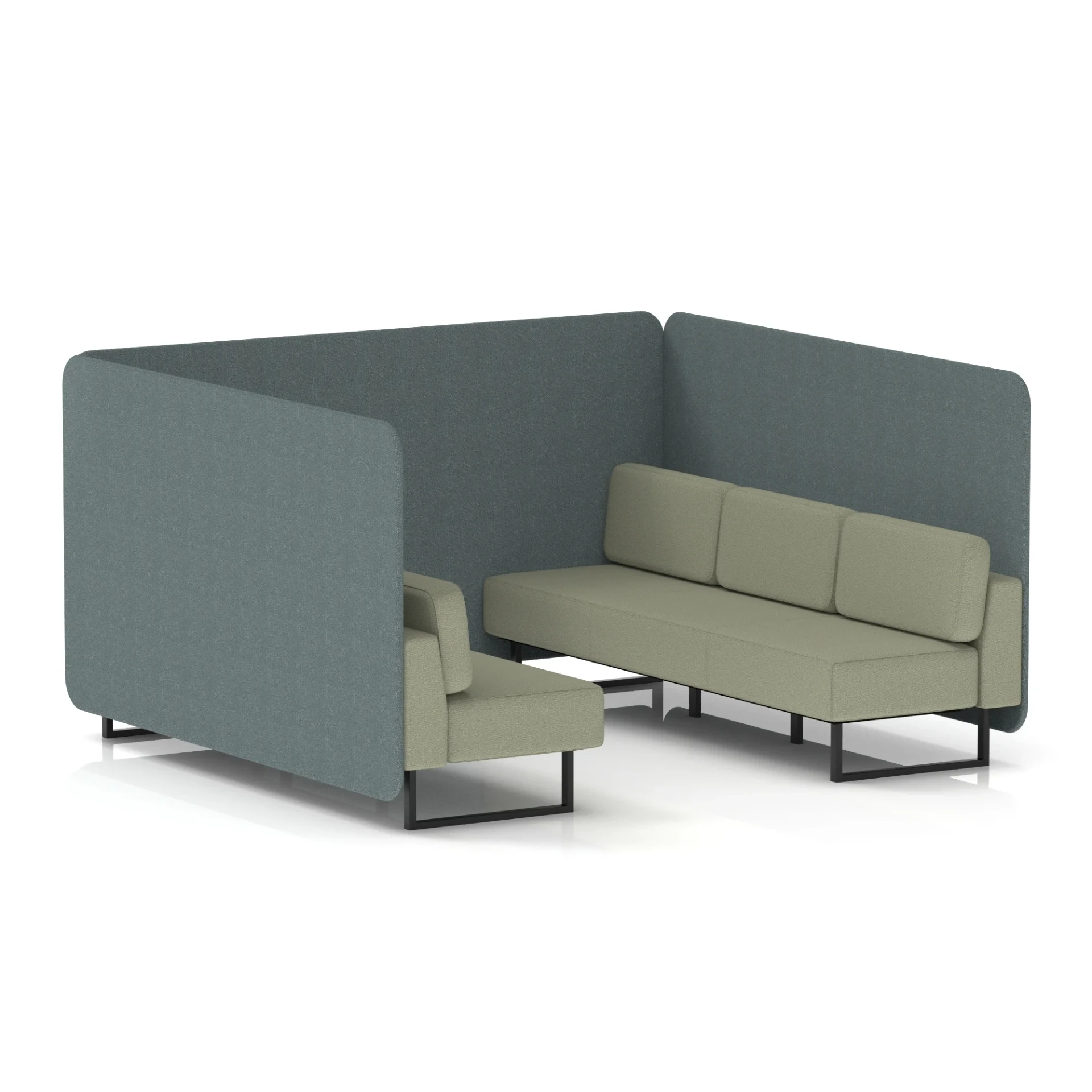 Brixworth Acoustic Office Privacy Bench Booth