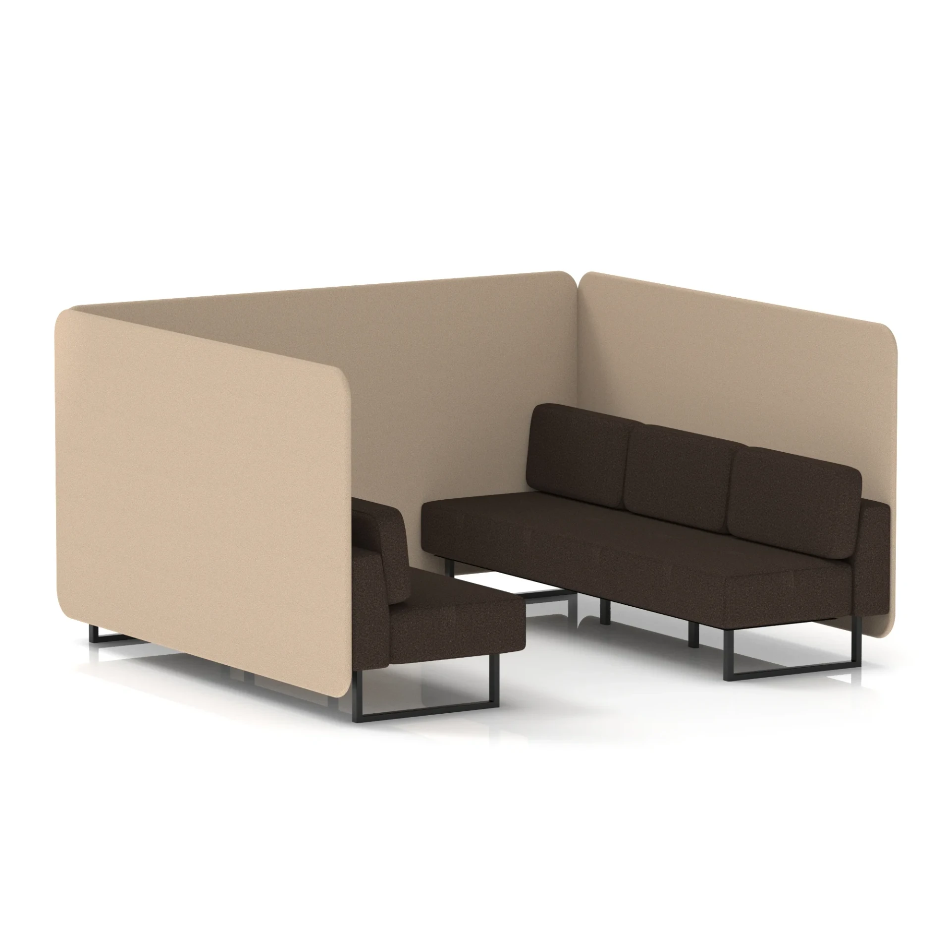 Brixworth Acoustic Office Privacy Bench Booth
