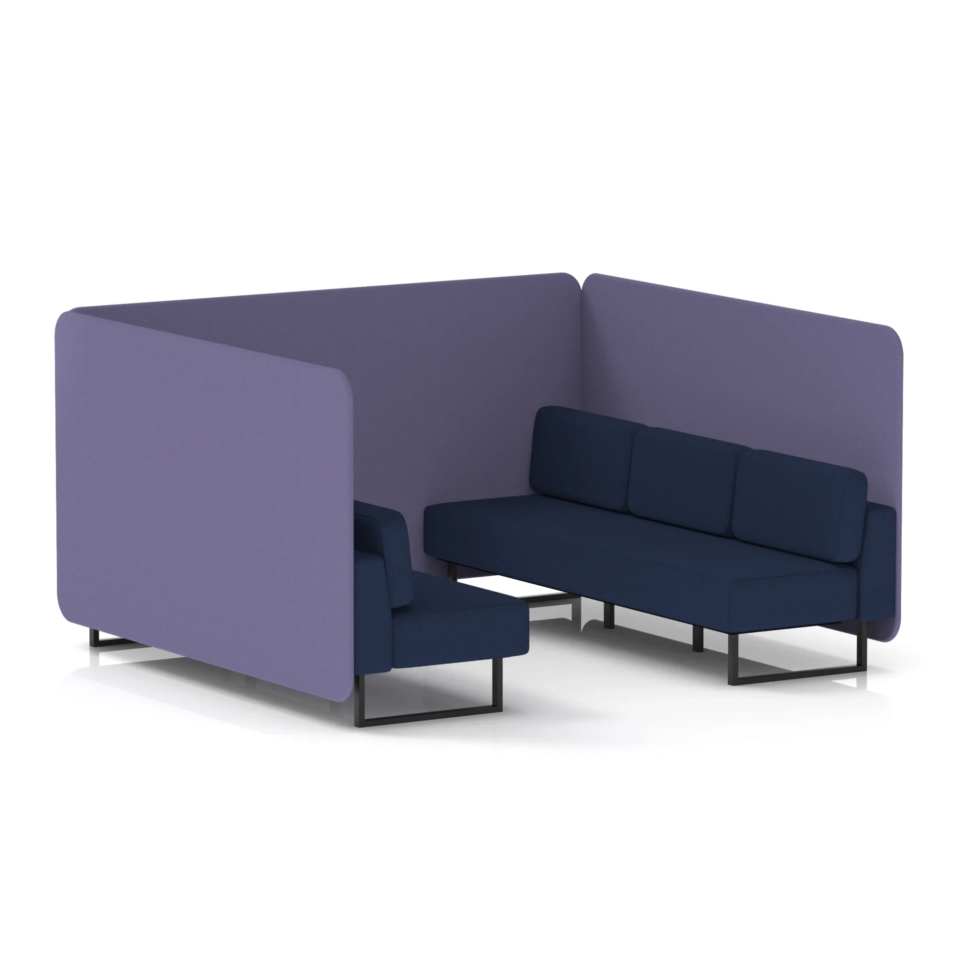 Brixworth Acoustic Office Privacy Bench Booth