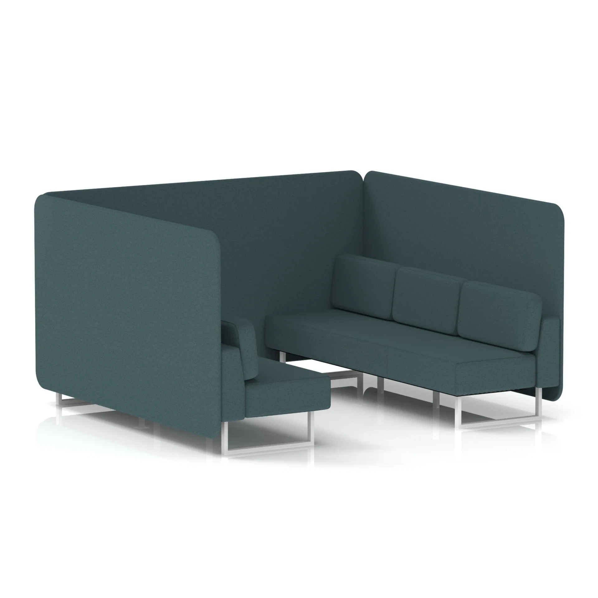 Brixworth Acoustic Office Privacy Bench Booth