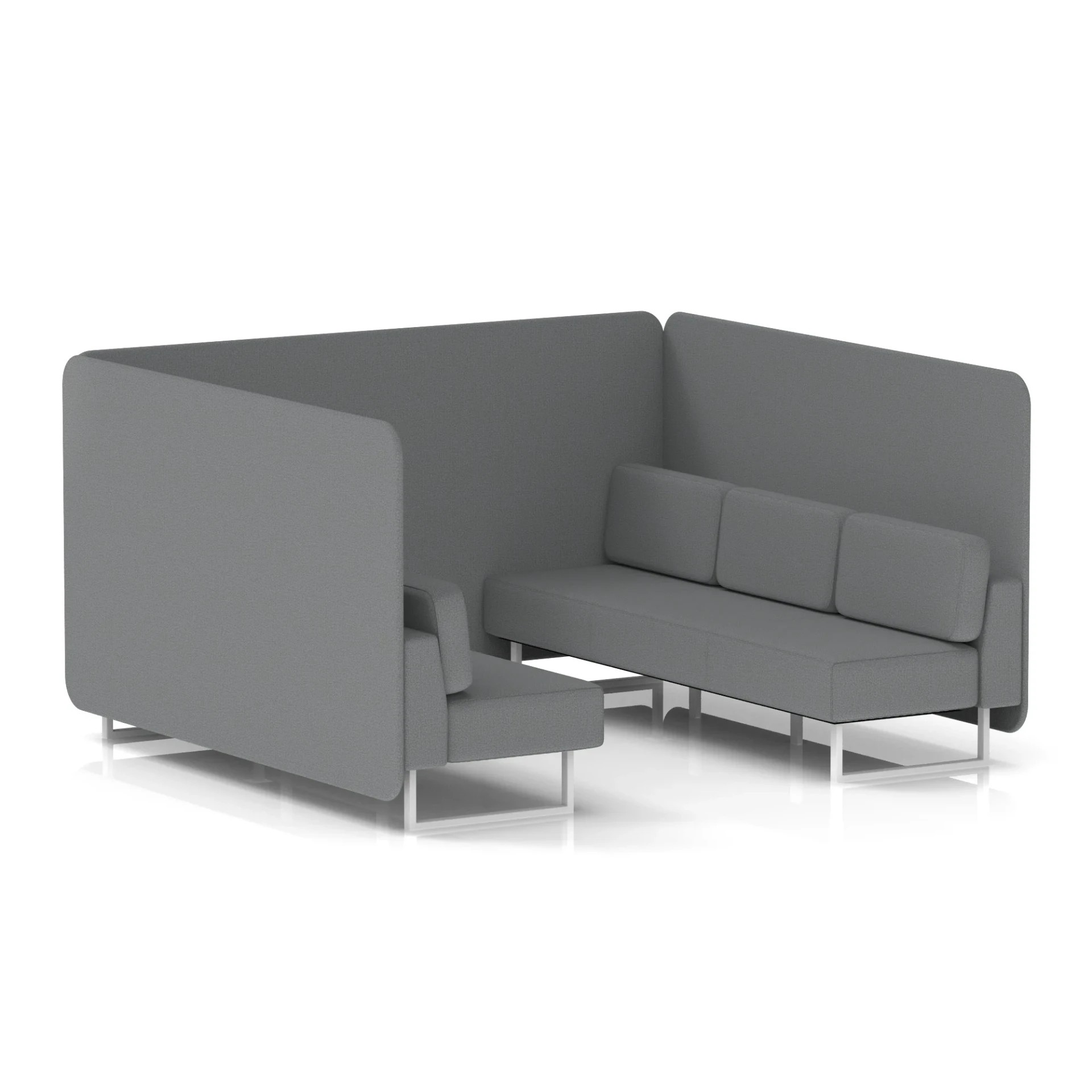 Brixworth Acoustic Office Privacy Bench Booth