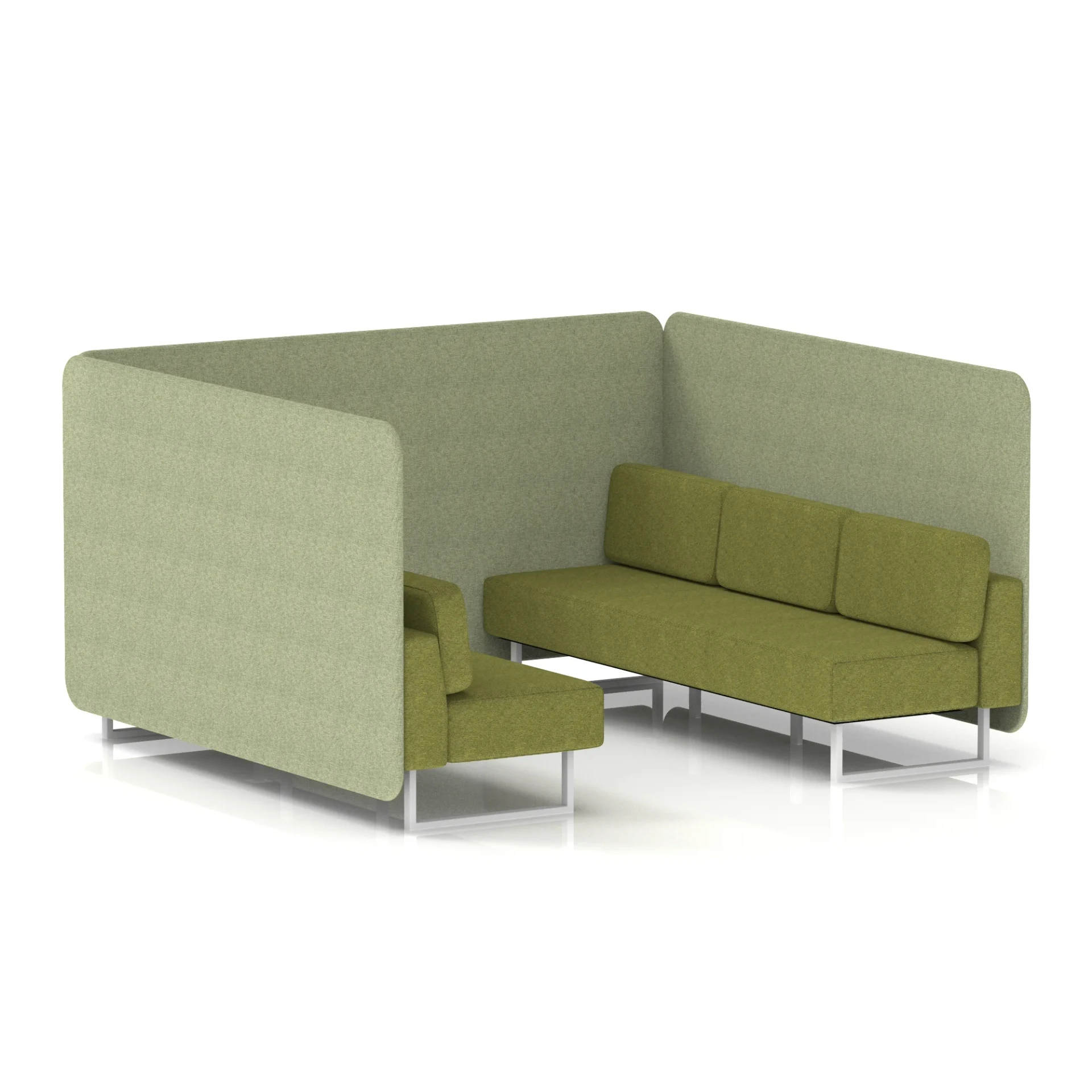 Brixworth Acoustic Office Privacy Bench Booth