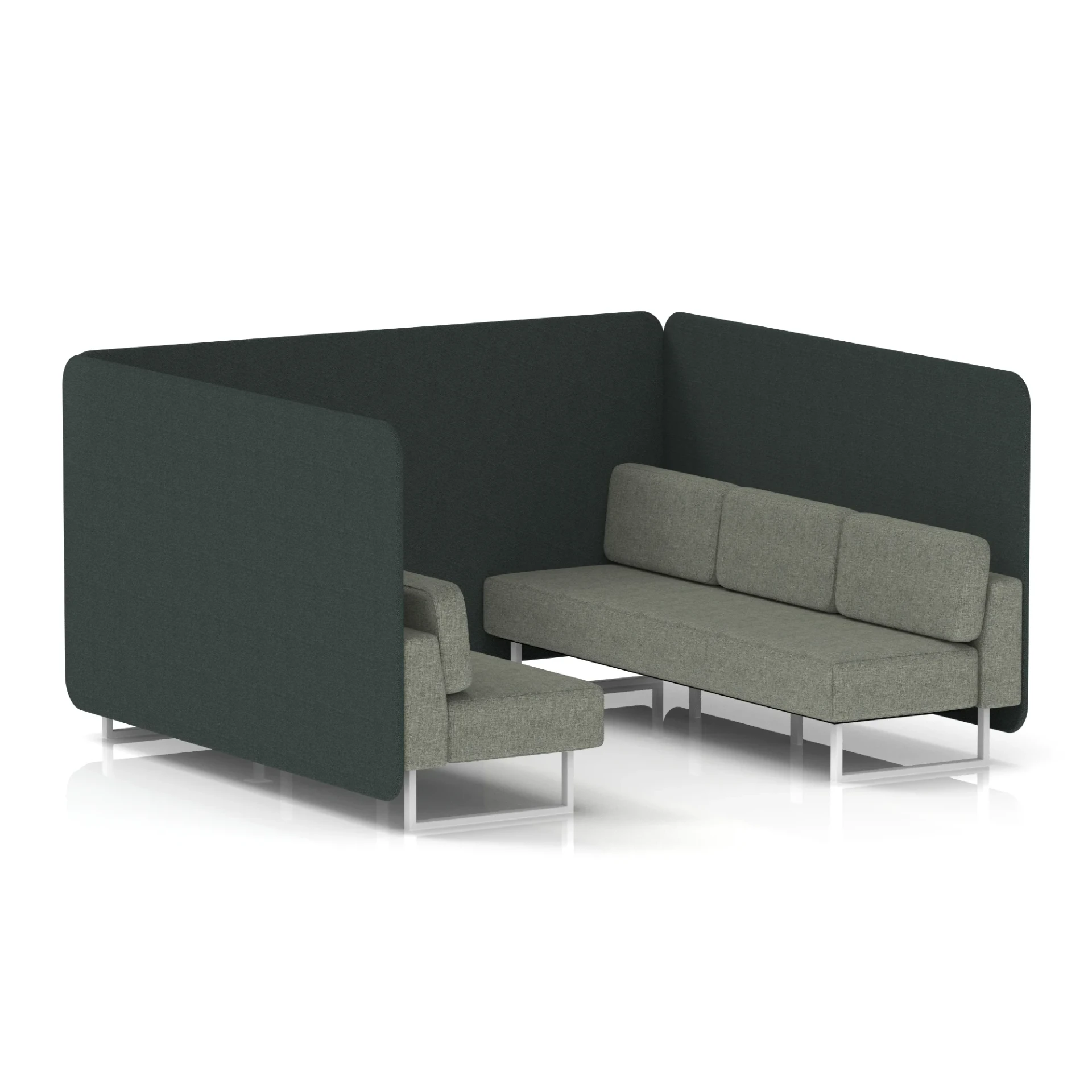 Brixworth Acoustic Office Privacy Bench Booth