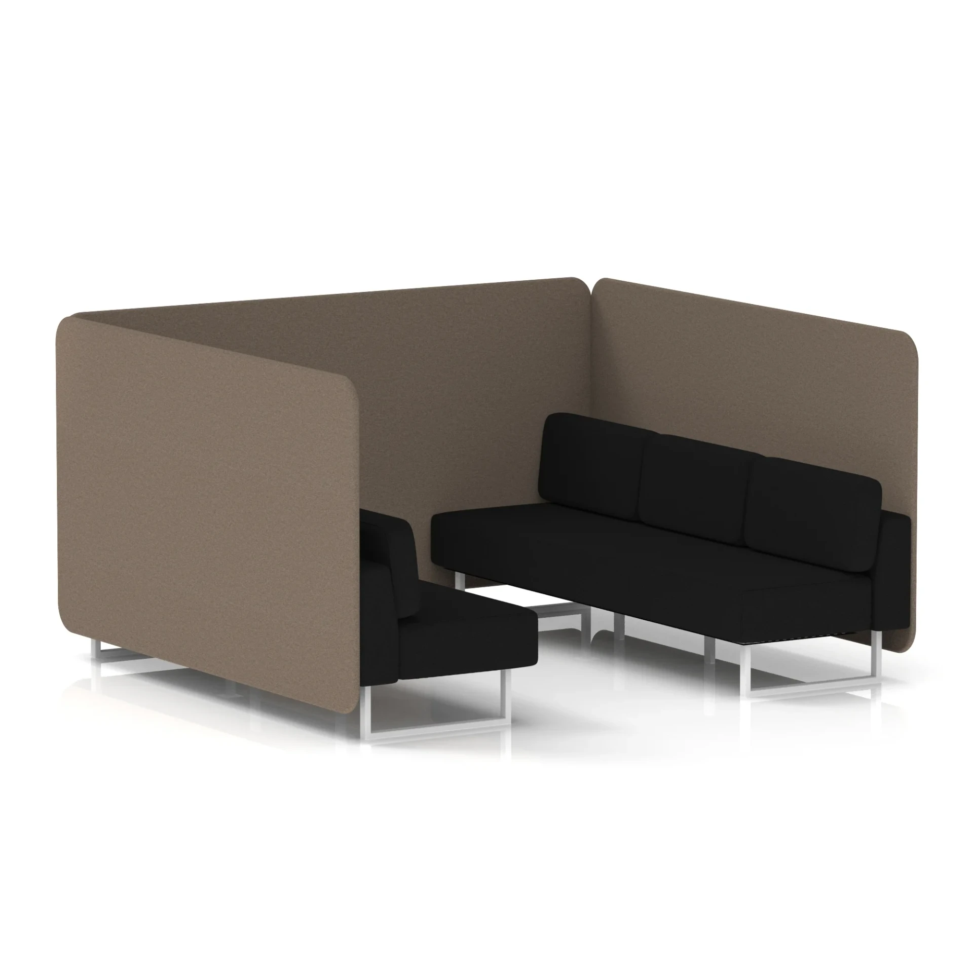 Brixworth Acoustic Office Privacy Bench Booth