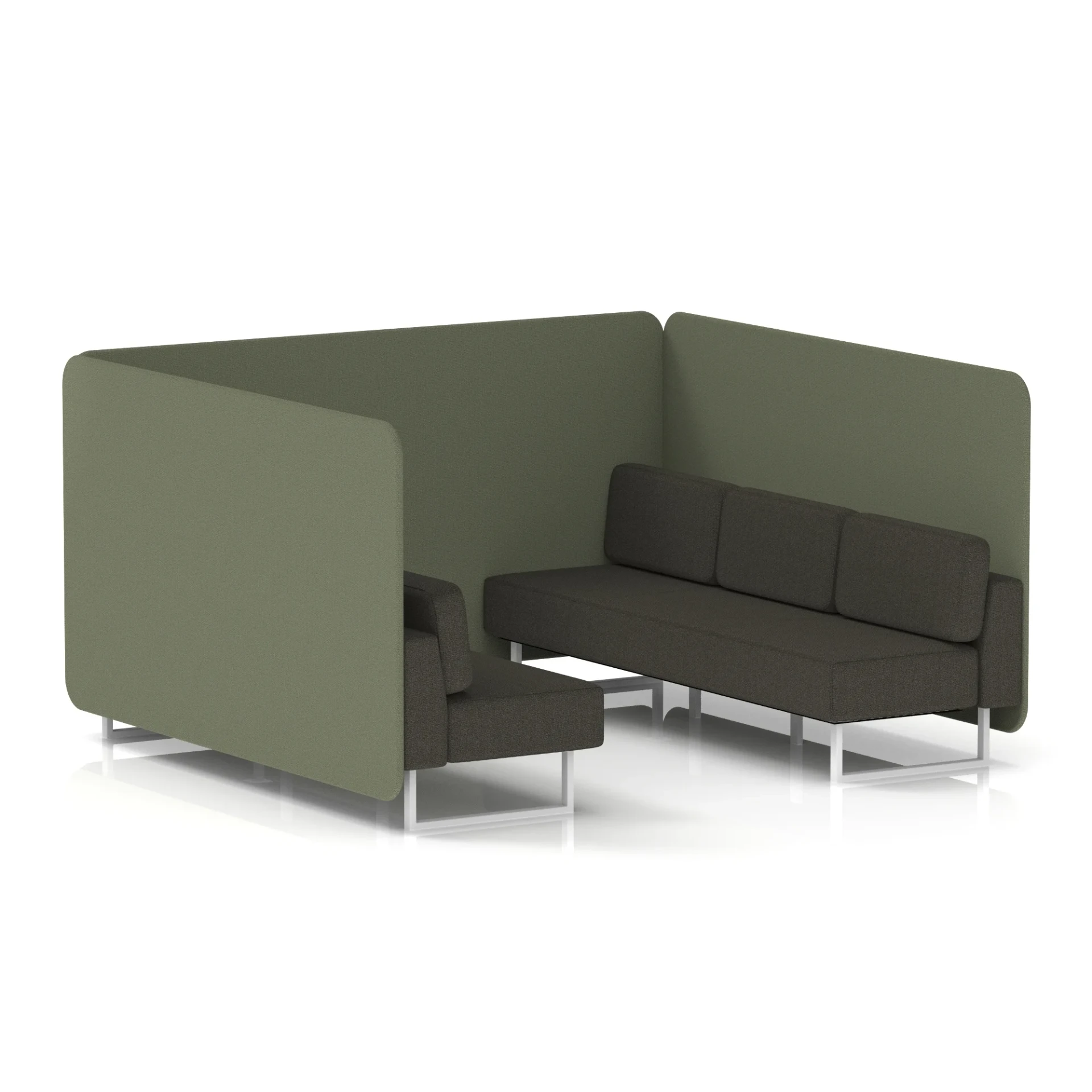Brixworth Acoustic Office Privacy Bench Booth