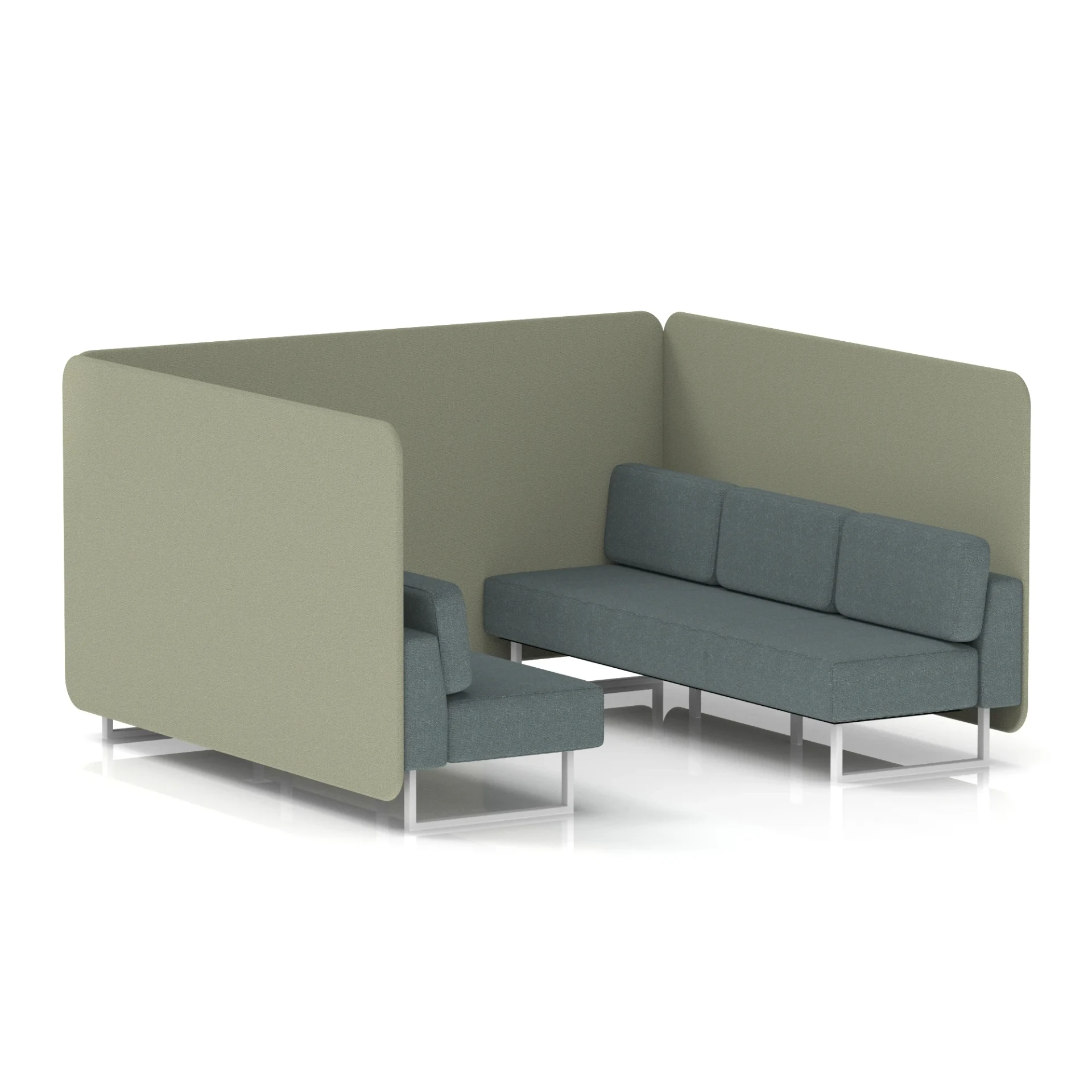 Brixworth Acoustic Office Privacy Bench Booth