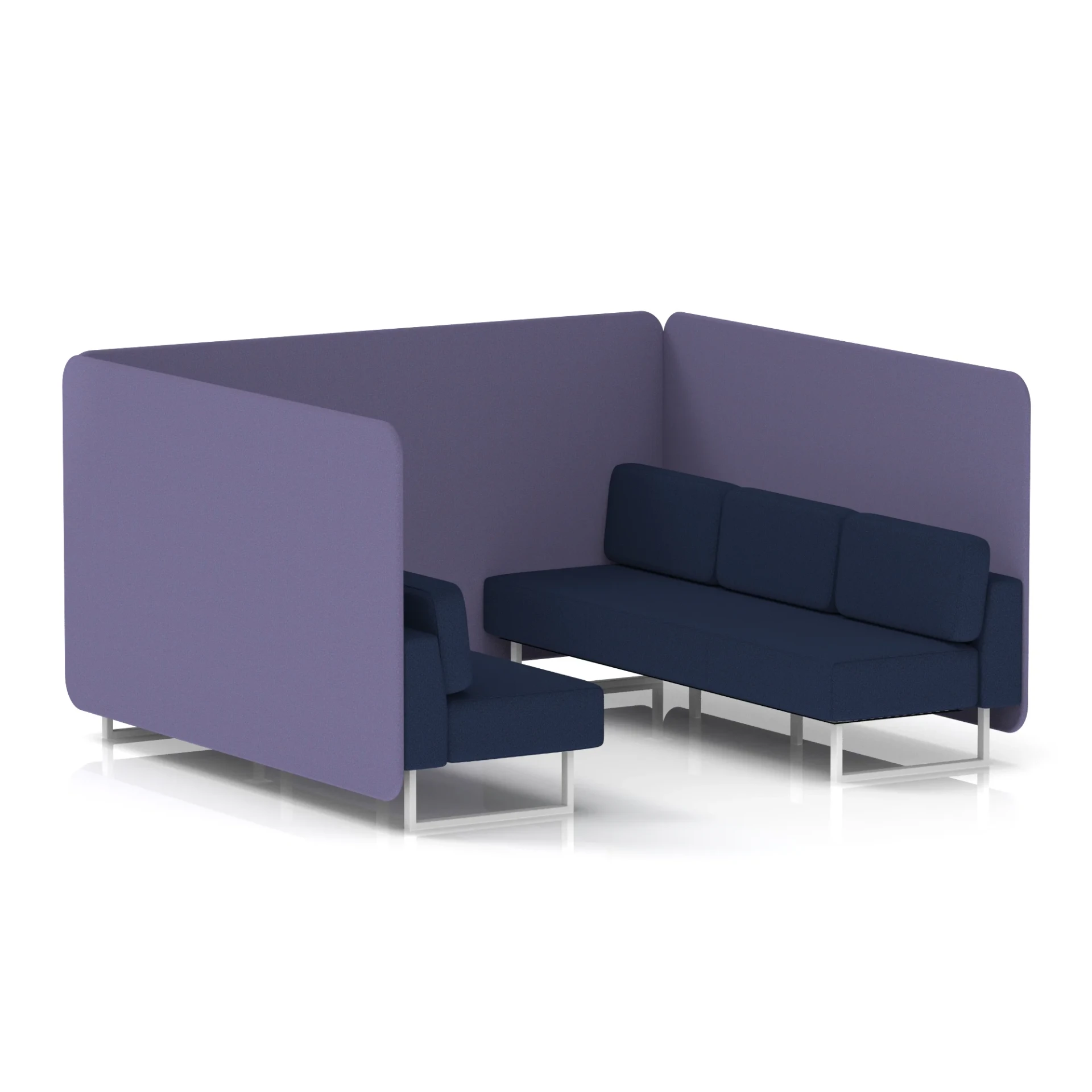 Brixworth Acoustic Office Privacy Bench Booth