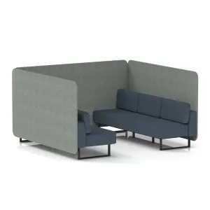 Brixworth Acoustic Office Privacy Bench Booth