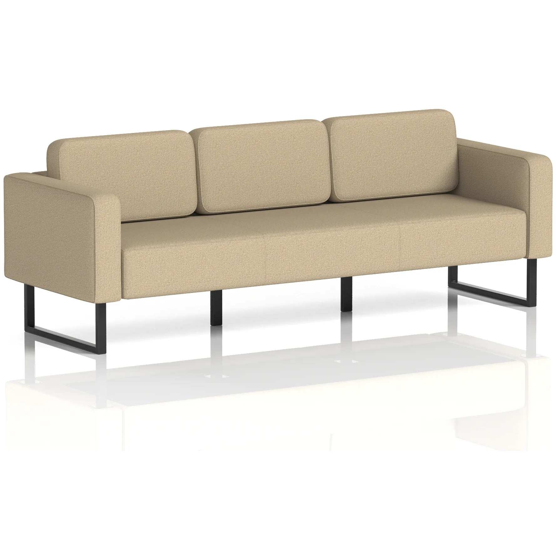 Brixworth Soft Seating 2 and 3 Seater Office Sofa