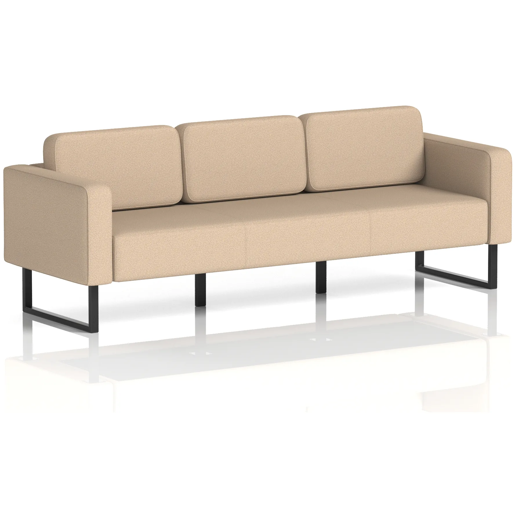Brixworth Soft Seating 2 and 3 Seater Office Sofa