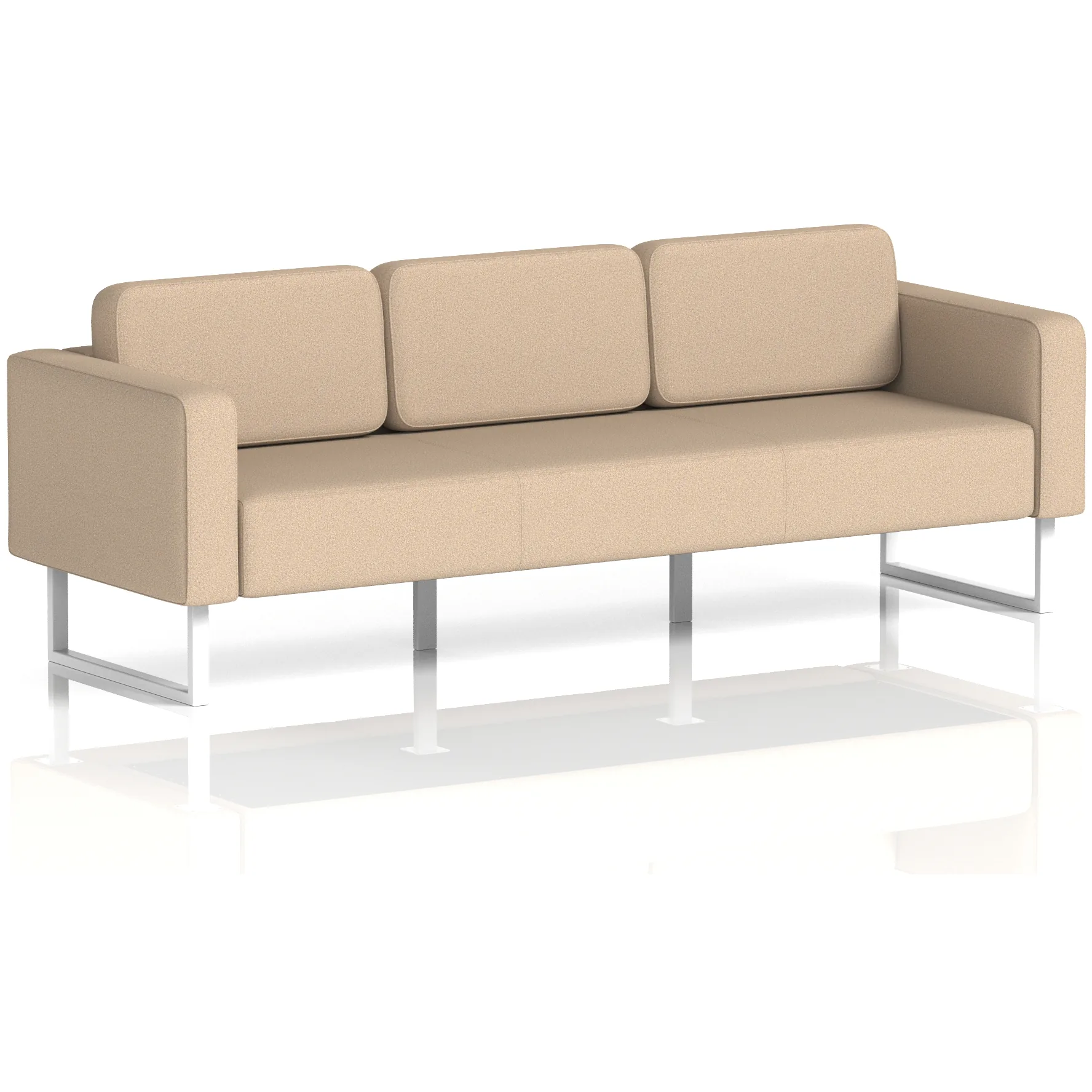 Brixworth Soft Seating 2 and 3 Seater Office Sofa