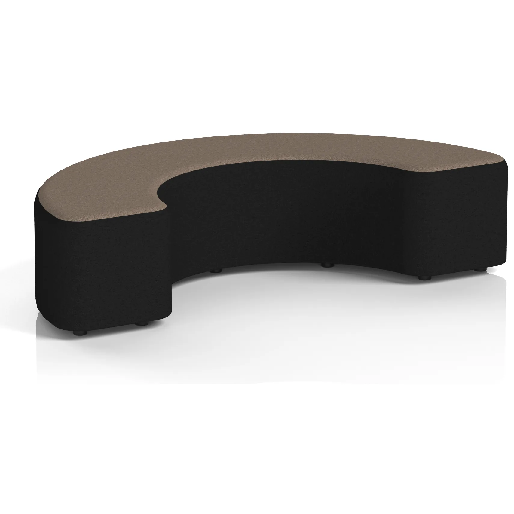 Harlestone Curved Modular Soft Seating Stool