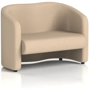 Lamport 2 Seater Curved Office Sofa