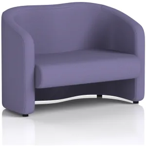 Lamport 2 Seater Curved Office Sofa