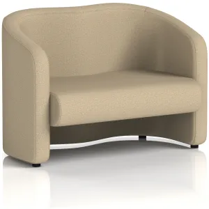 Lamport 2 Seater Curved Office Sofa