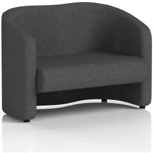 Lamport 2 Seater Curved Office Sofa