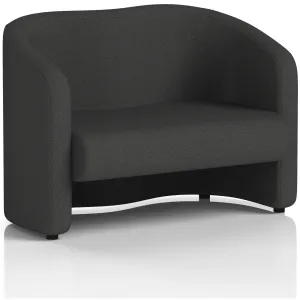 Lamport 2 Seater Curved Office Sofa