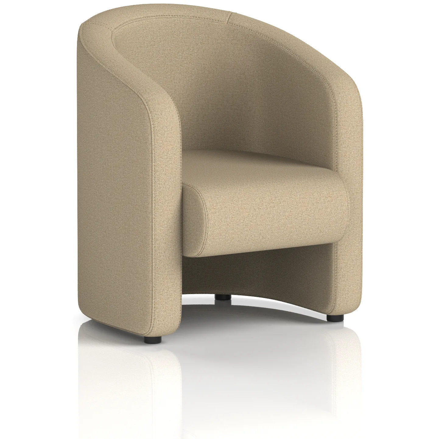 Lamport Curved Back Office Lounge Armchair