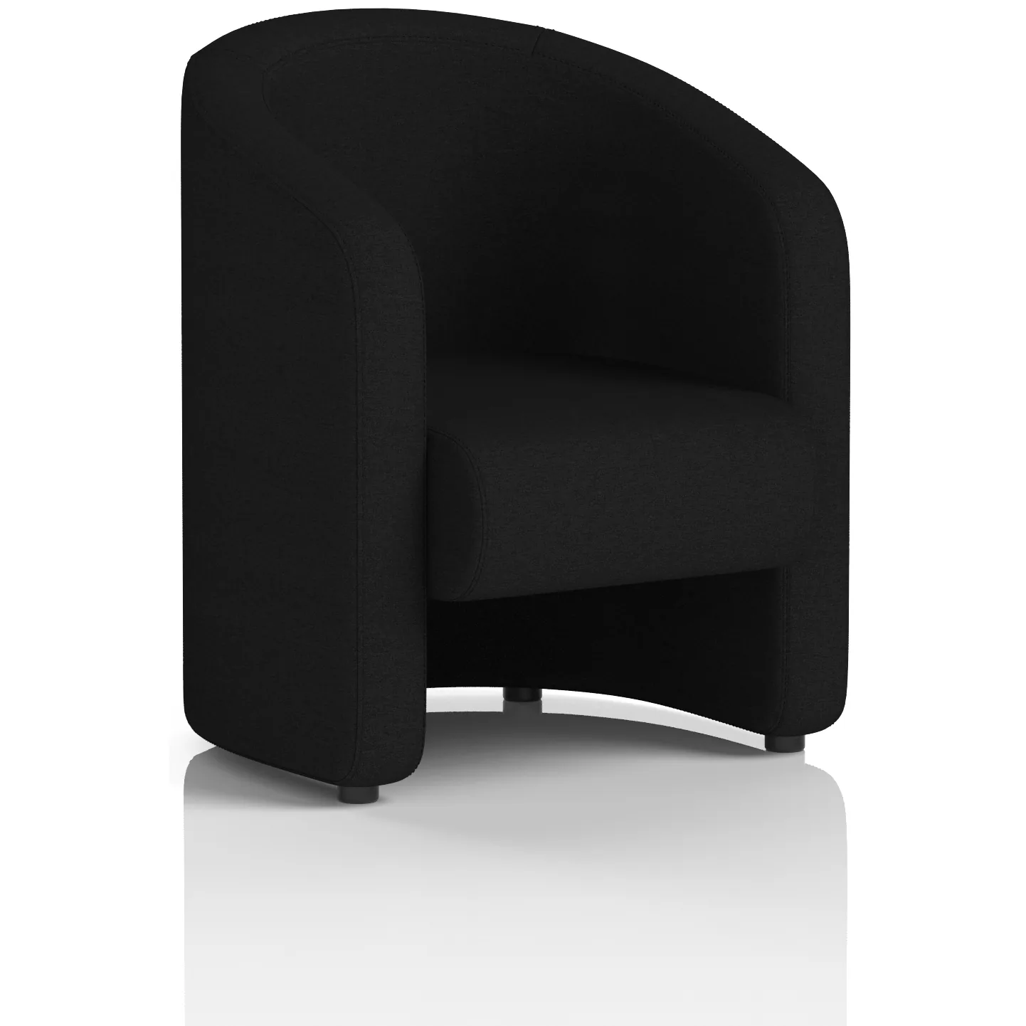 Lamport Curved Back Office Lounge Armchair