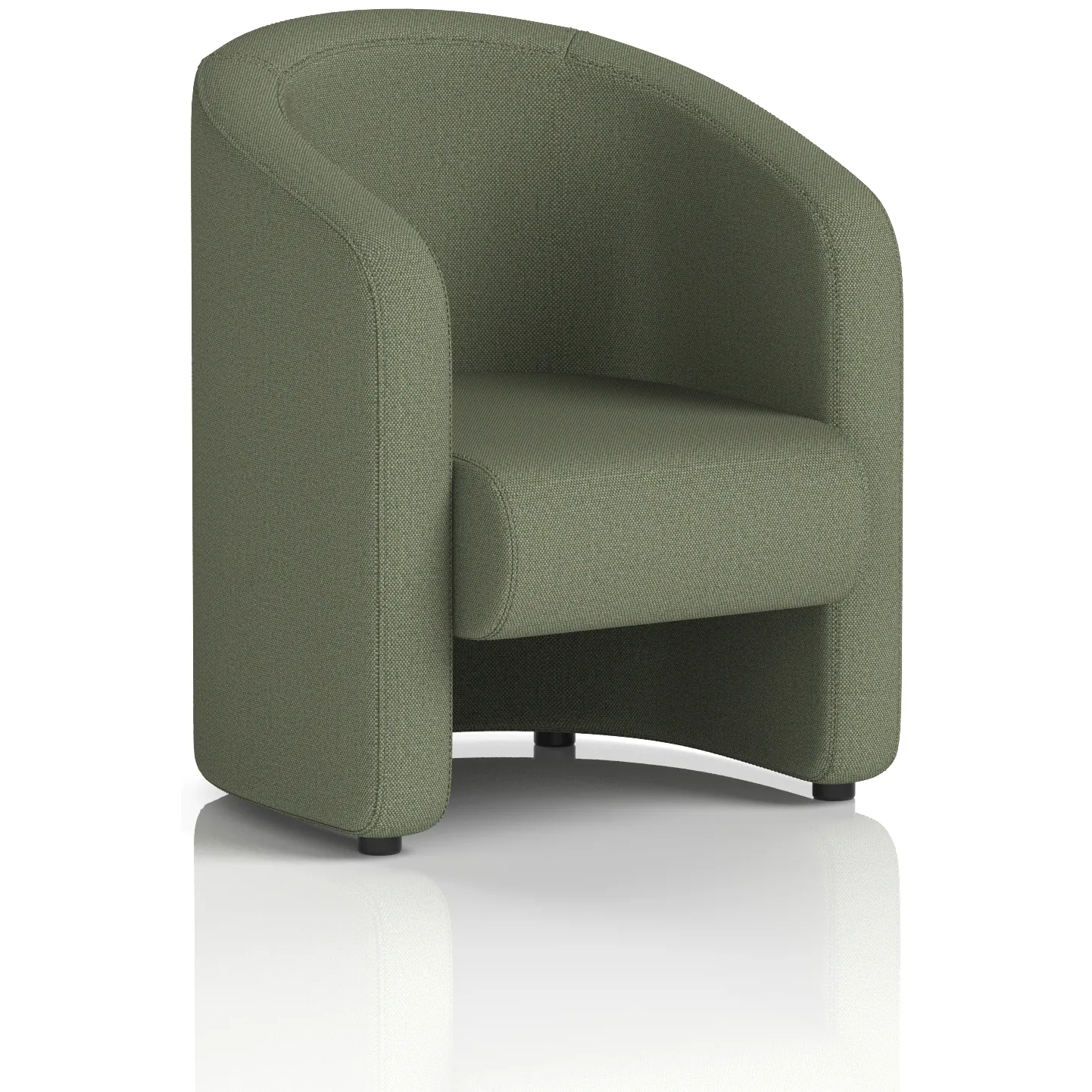 Lamport Curved Back Office Lounge Armchair